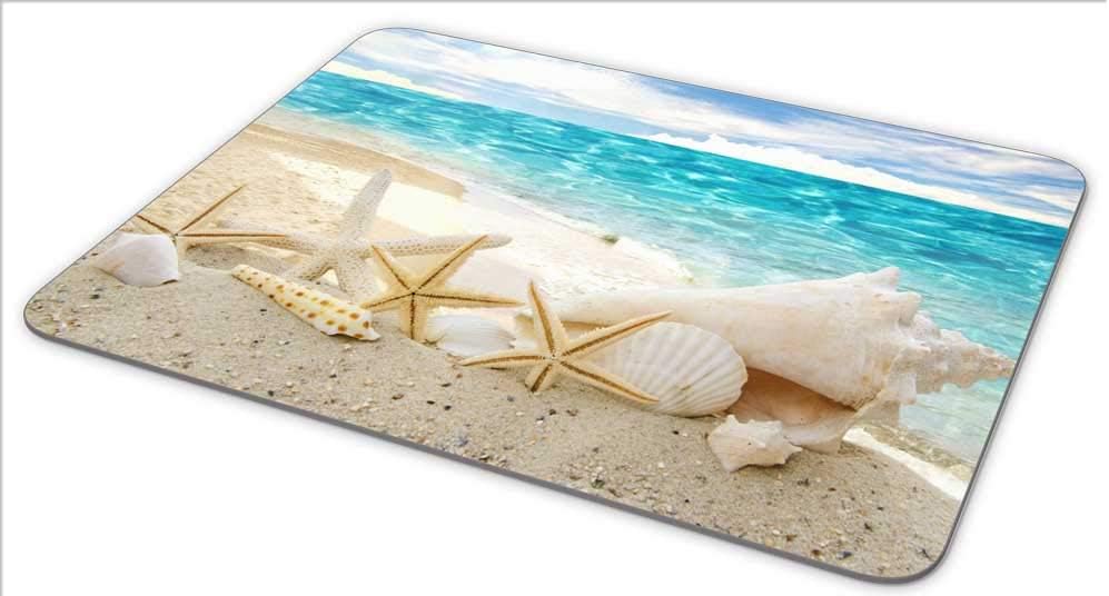 Non-Slip Rubber Mouse Pad ,Beautiful Beach Seascape Mouse pad (9.5 inch x 7.9 inch) …