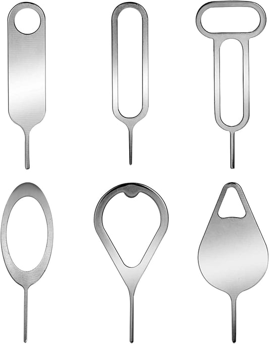Medsuo 6pcs SIM Card Removal Tool Card Tray Eject Pins Needle Opener Ejector Needle Pin Remover for Smart Phones Samsung Galaxy LG Huawei Google HTC iPhone iPods iPad Tablets