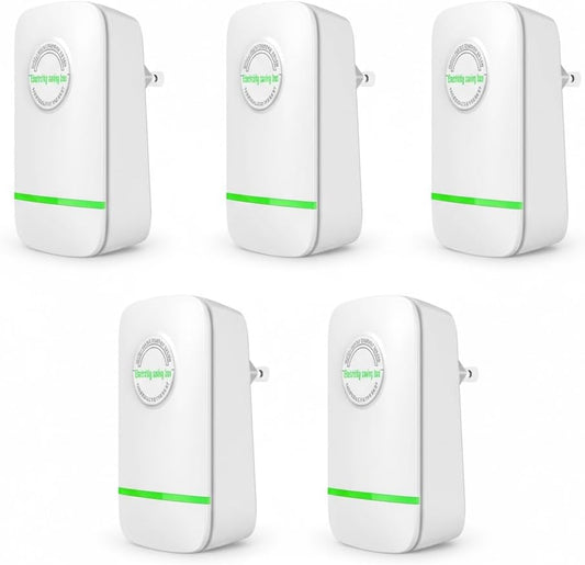 Elon-musk's Electricity Saving Box Stop Watt Stopwatt Energy Saving Device Save Energy Saving Device Energy Saving Power Strip for Home Office US Plug 90v-250v 30kw Rated Green (5PCS)