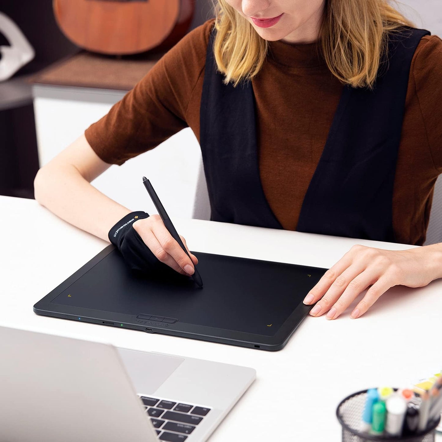 XENCELABS Standard Nibs, 10 Pack Replacement Pen Nibs for Digital Pen Tablet Stylus. Compatible: Pen Tablet Bundle, Bundle SE, Medium Standard, Small Standard