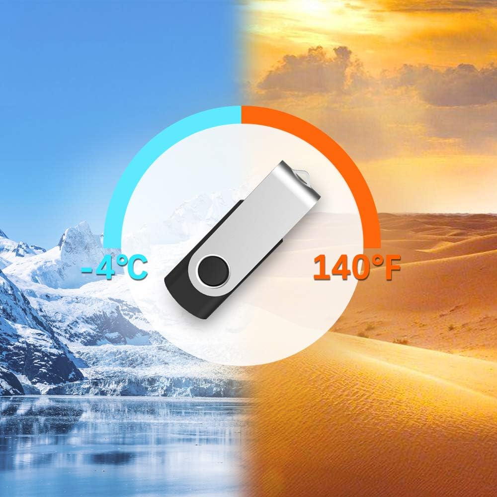 KEXIN 50 Pack 16GB Flash Drive 16G Bulk USB Thumb Drive USB Stick Jump Drive USB 2.0 Flash Drive with Led Indicator, Color