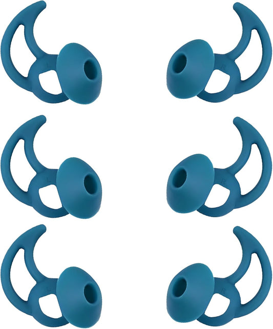 Medium Earbud Tips Silicone Replacement Ear Tips Compatible with Bose Quietcomfort and Sport Headphone Rubber Tips Earbud Cap 3 Pairs