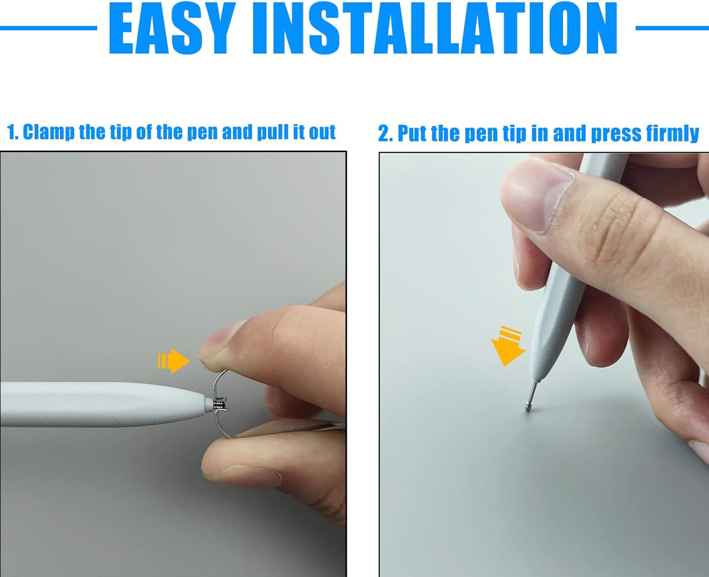 REEYEAR No Worn Out Titanium Alloy Replacement Maker Tips fits for Remarkable 2 Maker Stylus Pen, Ballpoint Smooth Note Taking Fine Backup Nibs,2 Pcs