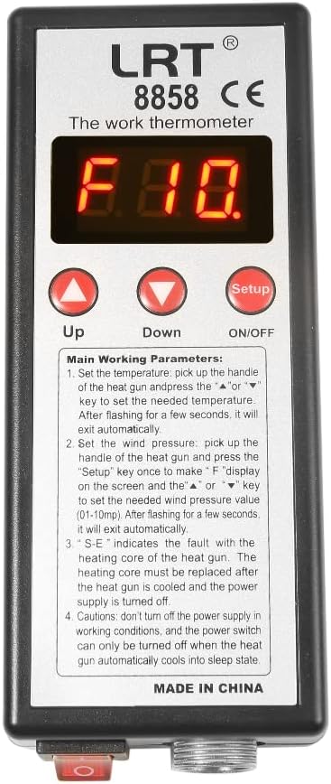 LRT 8858 Micro Hot Air Station SMD Rework Desoldering Digital Heat Gun