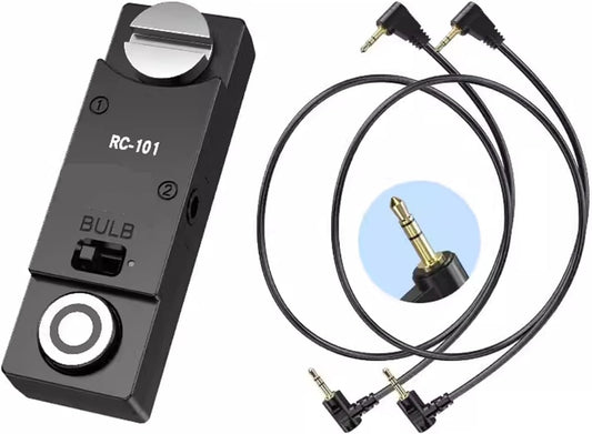 for hasselblad Cable Shutter Cable Release Remote H2F,H3DII,H4D,H5D-40,H6 Two Cameras in sync Button 1/4 Stabilizer Extension Photo Key Accessories. Small Size Control (RC101-2.5A H)