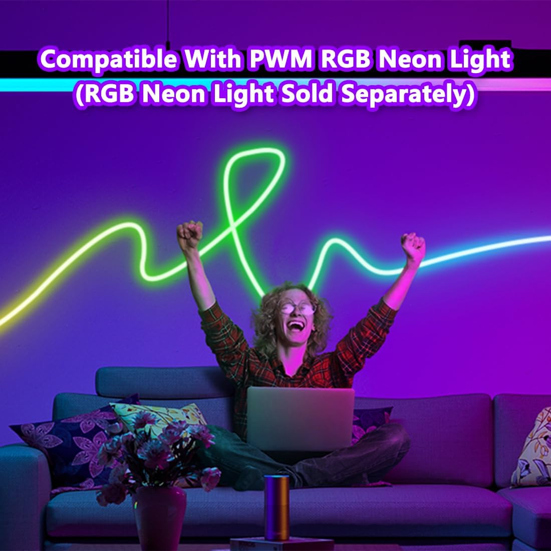 BTF-LIGHTING 5050SMD FCOB COB RGB RF Remote RC03RFB &2PCS C03RF Tuya Controller Kit 4 Zones RF 2.4GHz Wireless Remote Group Control PWM RGB (+ R G B) 4pin LED Strip DC5V DC12V DC24V