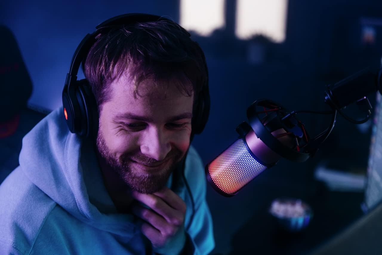 Cherry UM Series 3.0, 6.0 and 9.0 PRO RGB USB Microphone for PC, Mac, Gaming, Recording, Streaming, Podcasting, Studio and Computer Condenser. (UM 9.0 RGB PRO)