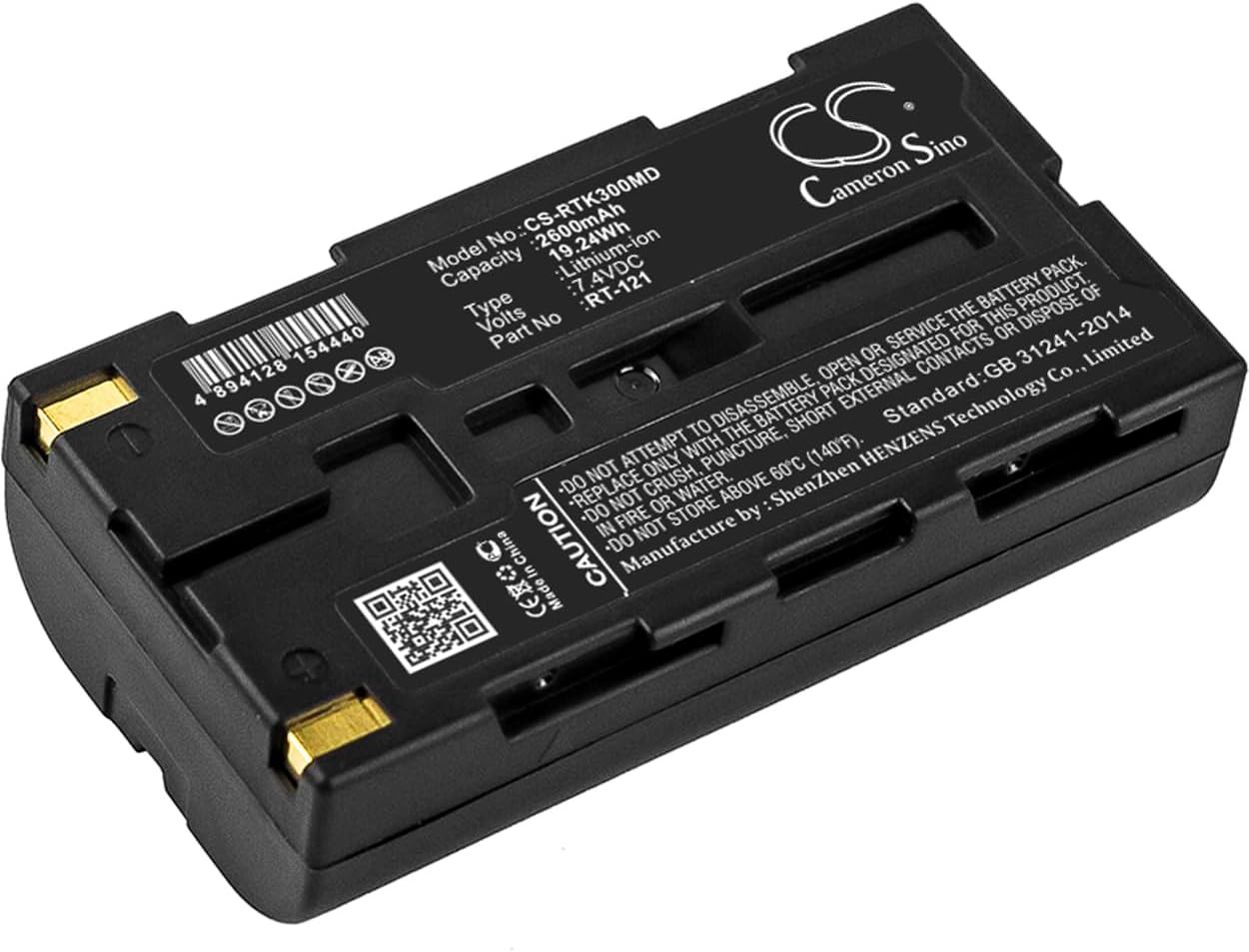 Technical Precision Replacement for Cameron SINO CS-RTK300MD Battery