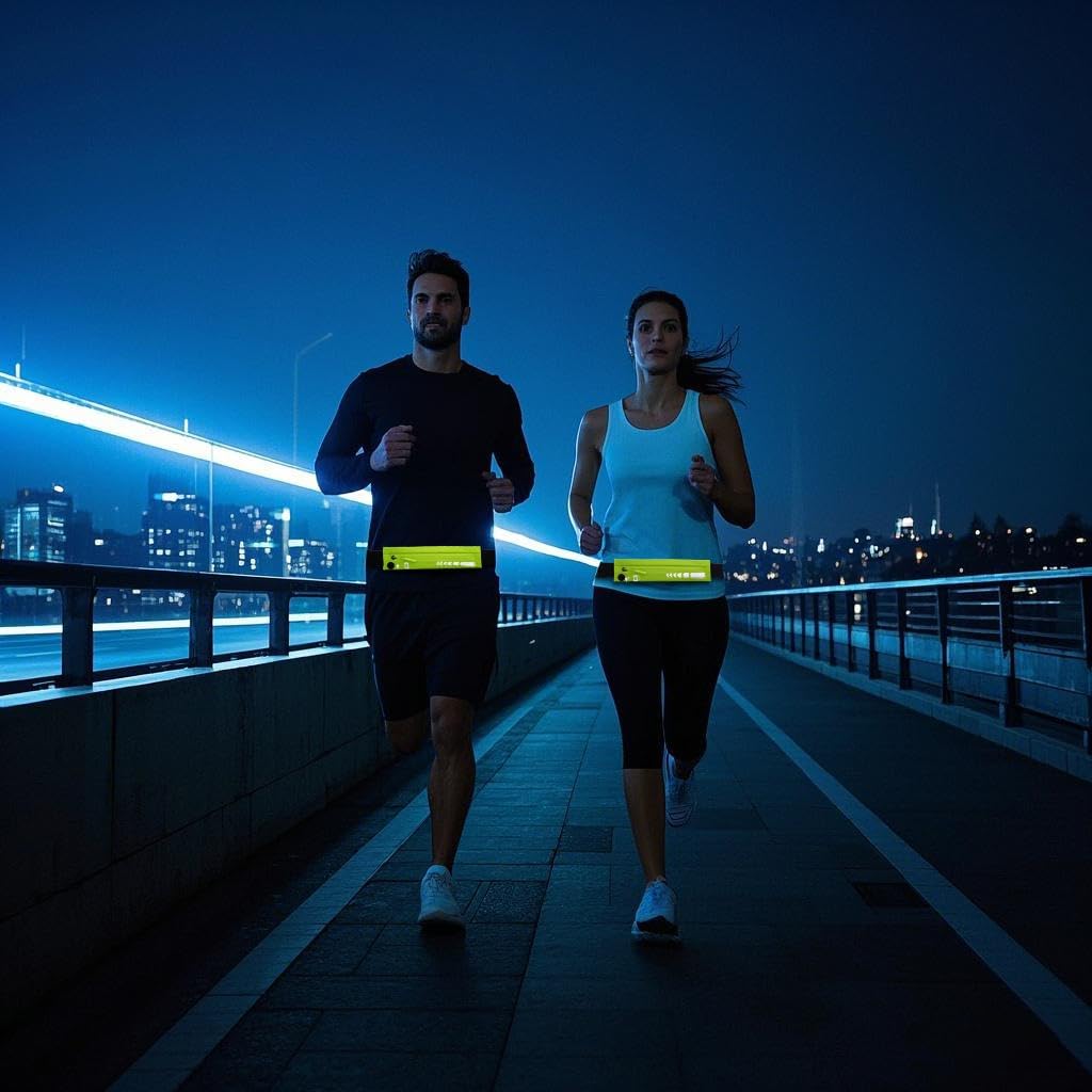 USHAKE Slim Running Belt for Women Men-Runners Phone Holder Fanny Pack, Adjustable, Bounce Free Waist Pouch bag for Workout, Money Belt, Run Gear Accessories Yellow