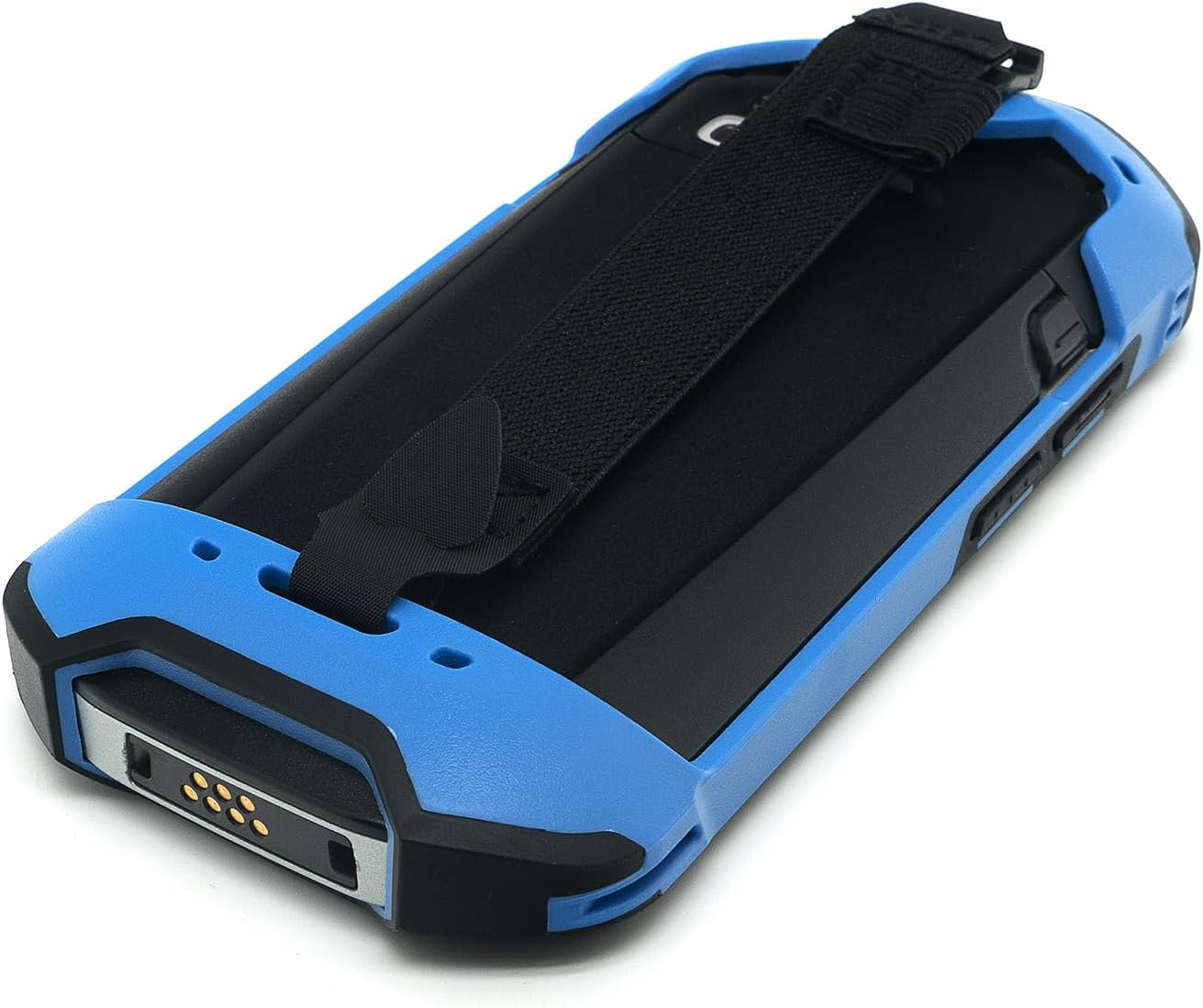 Protective Cover Bumper Case Rugged Boot with Hand Strap for Zebra TC51 TC510K TC52 TC56 TC57 (Blue)