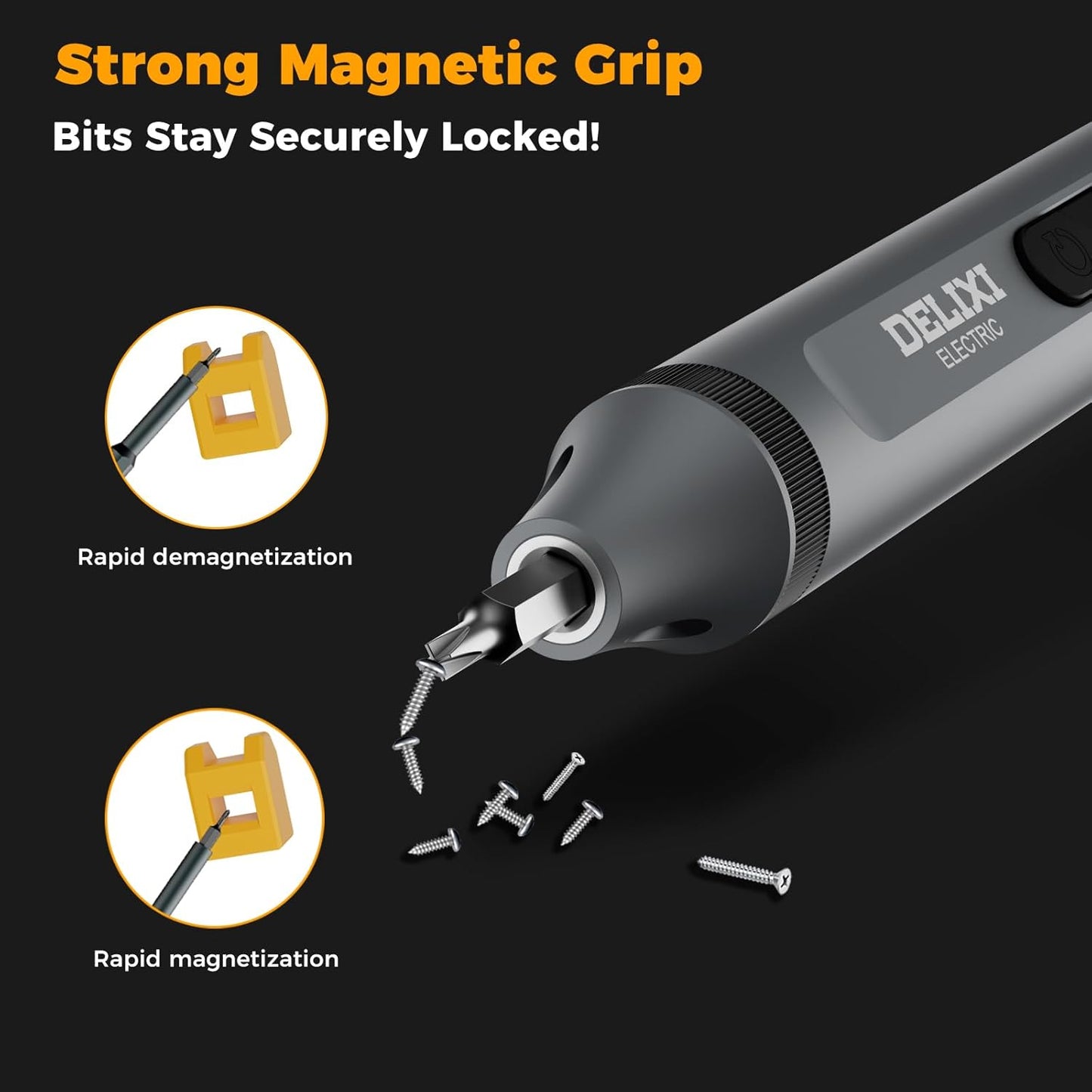 72 in 1 Electric Screwdriver Kit, 3.7V Dual-Head Precision Screwdriver Set with 3.5N.m Manual Screwdriver and 0.3N.m Mini Electric Screwdriver, Magnetic Case for Repair Cameras, Laptops, DIY Kits