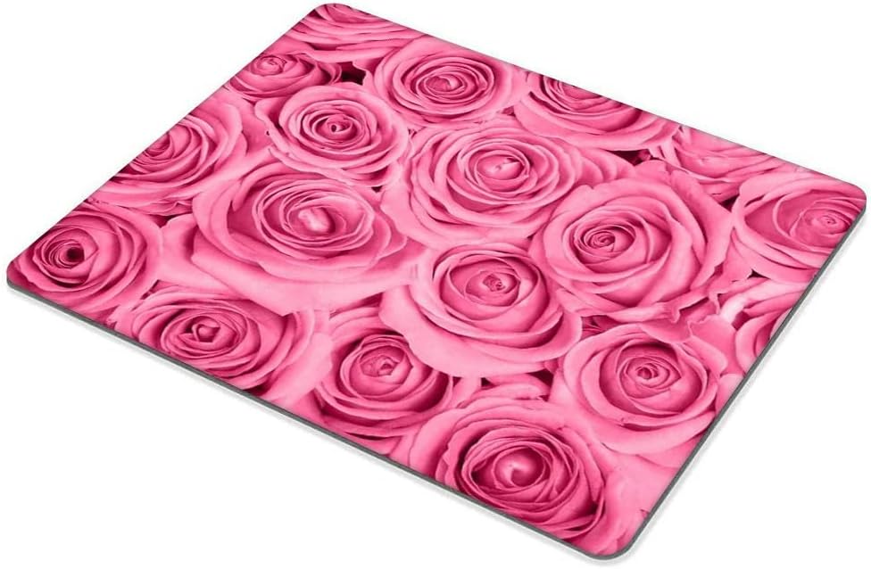 Pink Rose Mouse pad Customized Mousepad Non-Slip Rubber Base Mouse Pads for Computers Laptop Office Desk Accessories Mouse pad