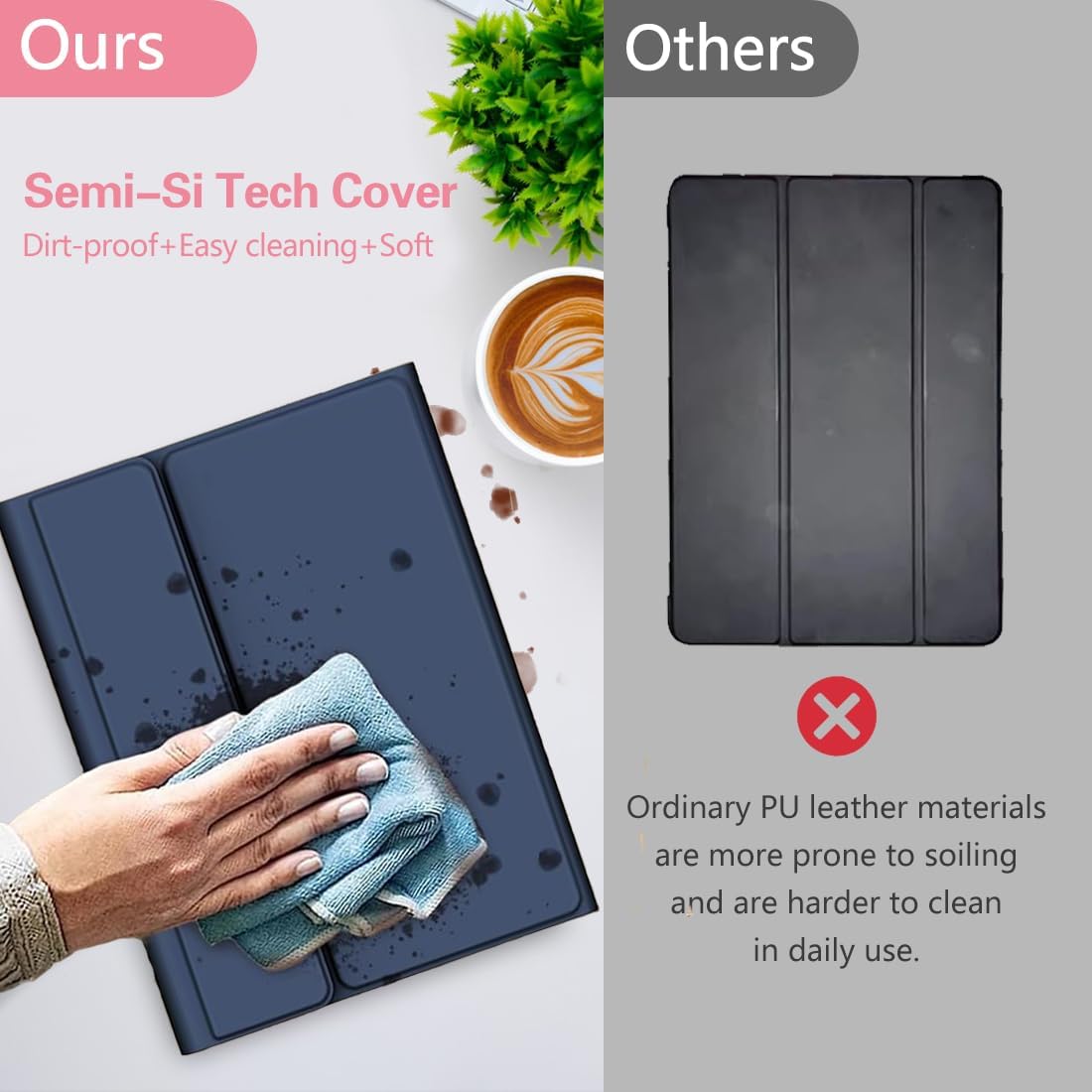 Keyboard Case for Samsung Galaxy Tab A9 Plus 5G 11 inch 2023 (SM-X210/X216/X218), 7 Color Backlit Detachable Keyboard Bluetooth, Smart Folio Cover with S Pen Holder for Galaxy Tab A9+ 11"(Dark Blue