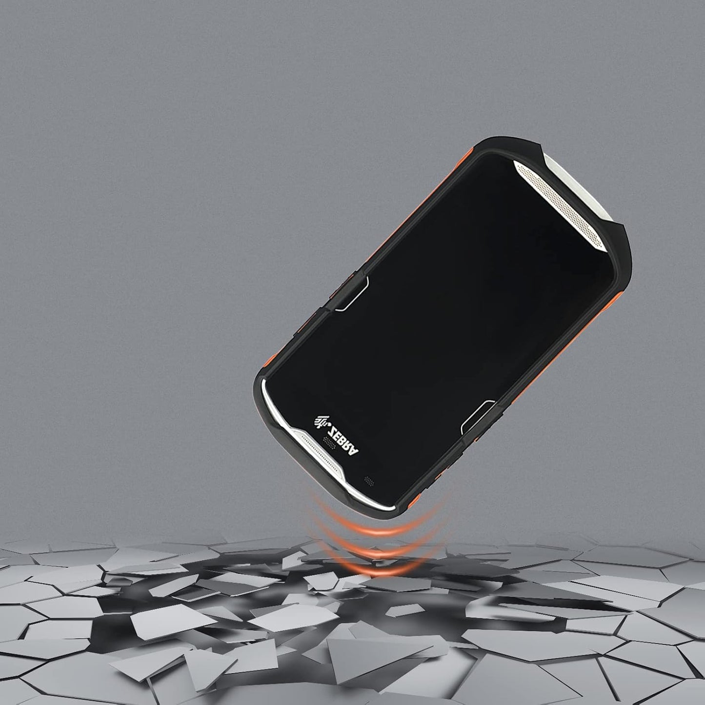 Protective Cover Bumper Case Rugged Boot with Hand Strap for Zebra TC51 TC510K TC52 TC56 TC57 Orange