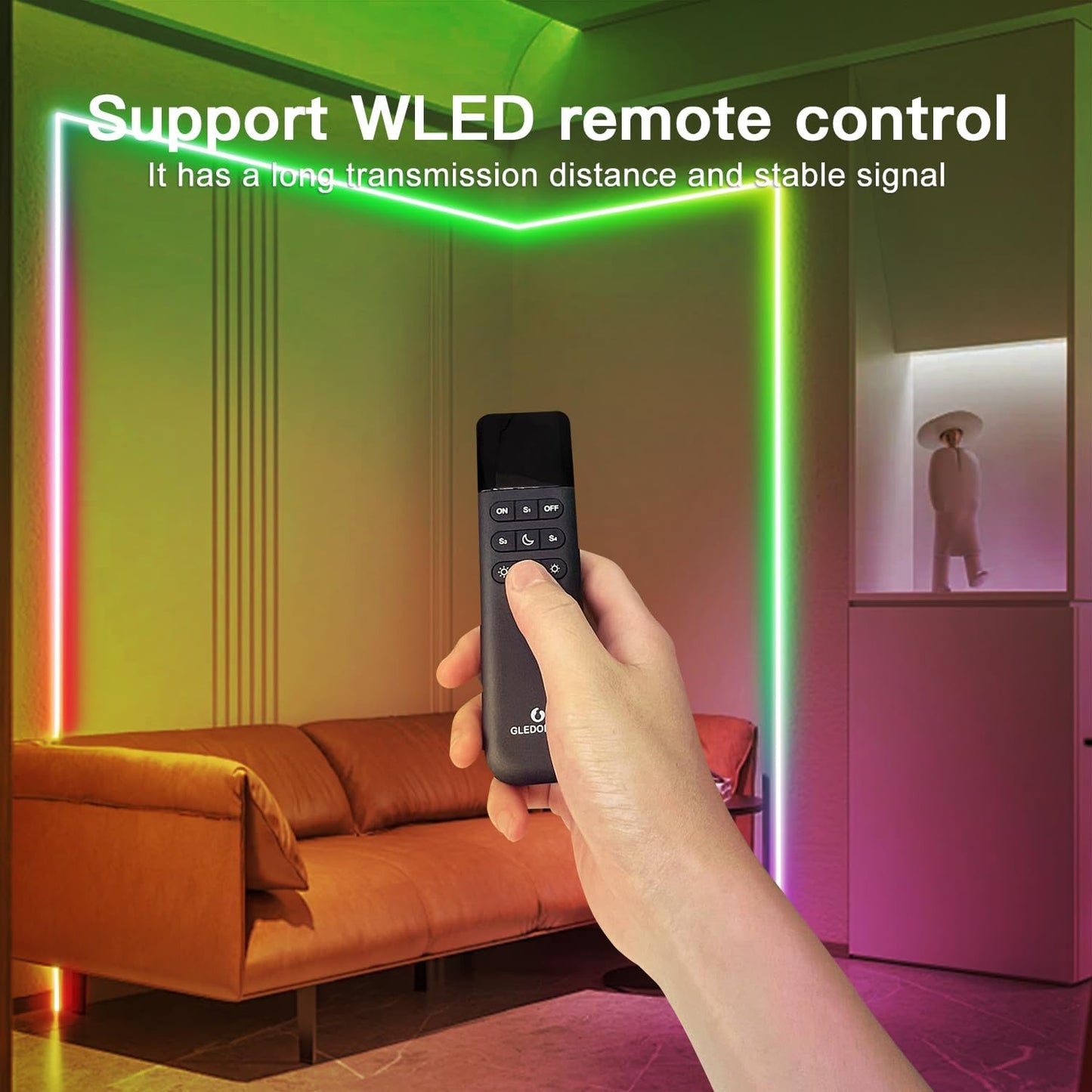 ESP32 WLED RGB IC LED Strip Controller 4 Channel Outputs 15A Fuse Mic Sound Dynamic Lights USB-C UART DIY Energy Saving Relay Level Shifter IC for Digital WS2811 WS2812 WS2815 SK6812 etc