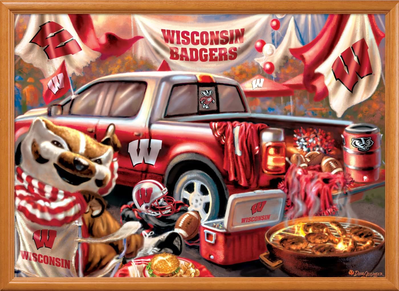 Masterpieces NCAA-Teams Unisex-Adult 1000-Piece Gameday Tailgate Puzzle