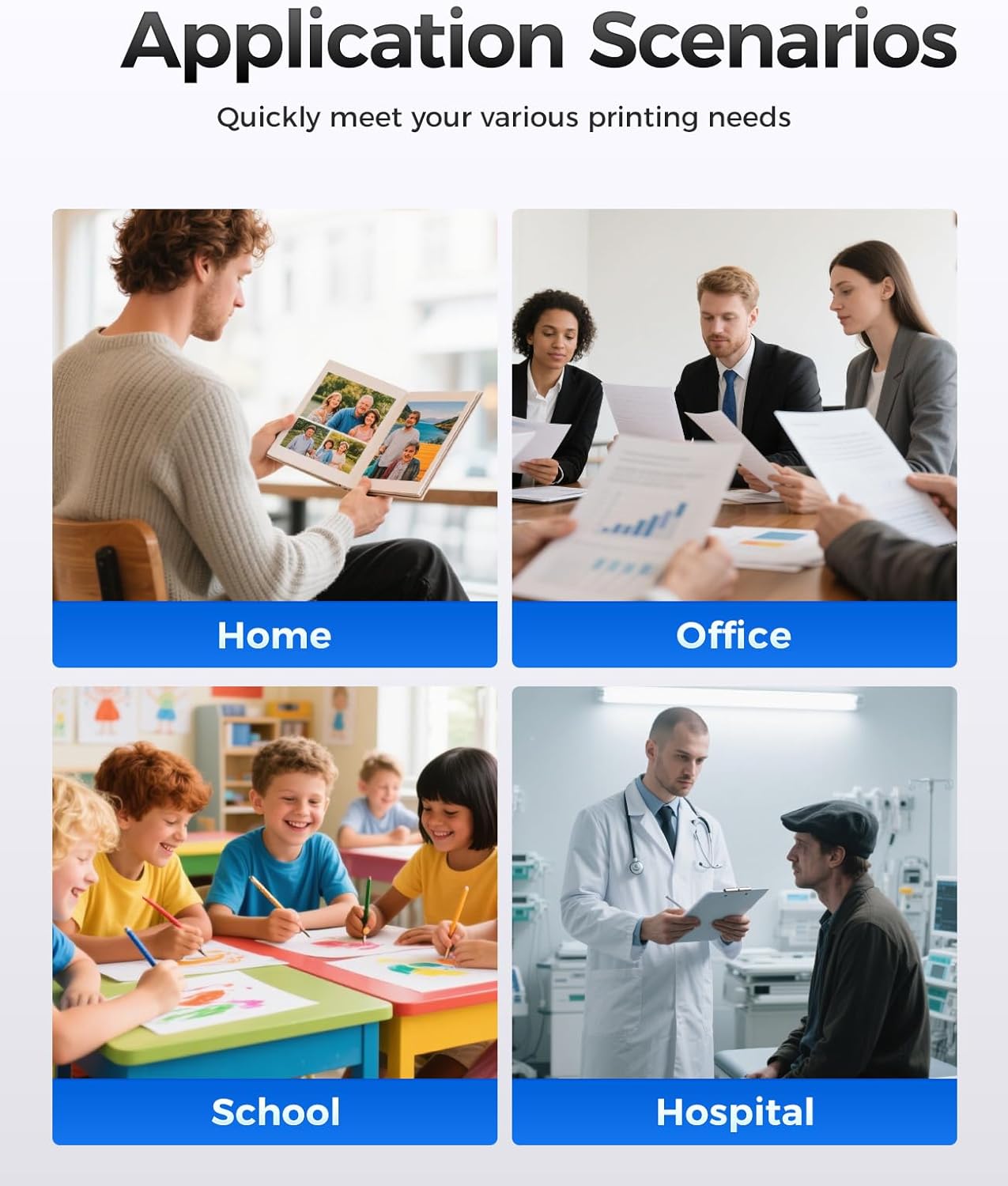 TN436 Toner Cartridge Set 4-Pack Replacement Compatible for Brother TN-436 TN433 TN431 MFC-L8900CDW MFC-L8690CDW HL-L8360CDW HL-L8260CDW MFC-L8610CDW MFC-L8905CDW MFC-L9570CDW HL-L8360CDWT Printer Ink