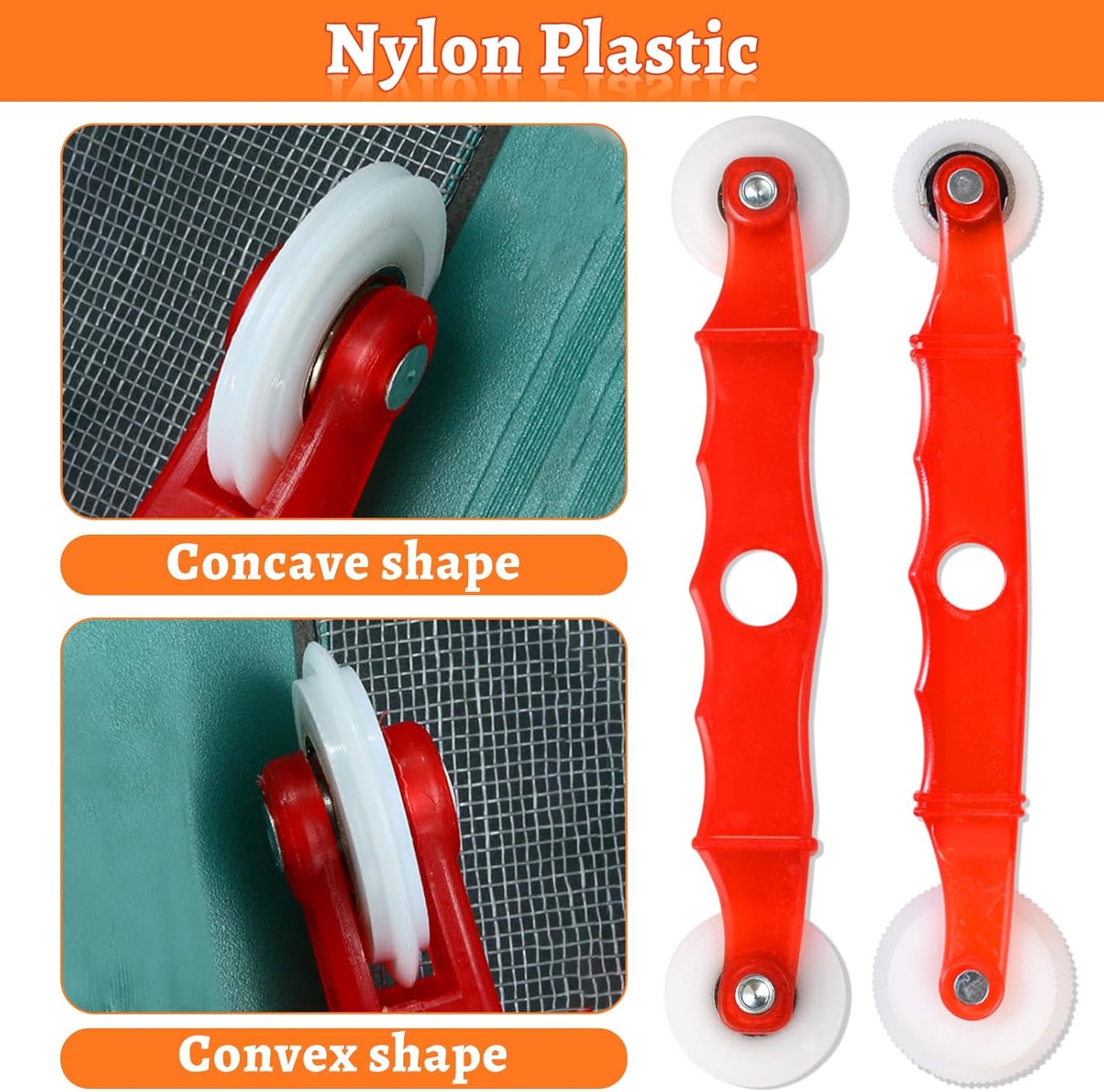 Screen Repair Tool,Window Roller,Spline Installer,9 in 1 Window Installation Tool,Screen Mouse Spline Roller for Installing & Replacing Window Patio Sliding Door (9 in 1)