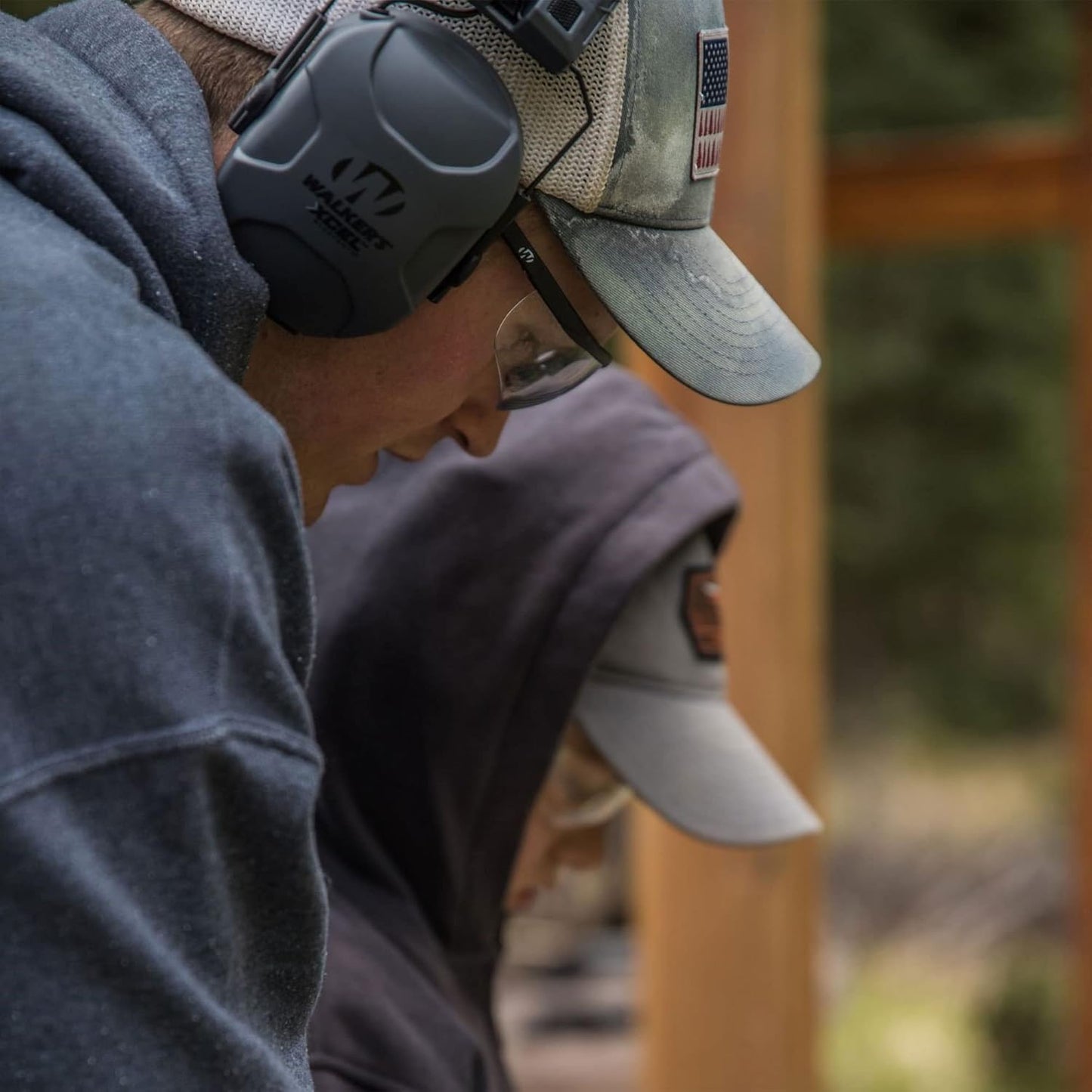 Walker's Digital Electronic Muff-26db Nrr Noise Protection Sound Enhancement Shooting Safety Earmuff, 2 AAA Batteries