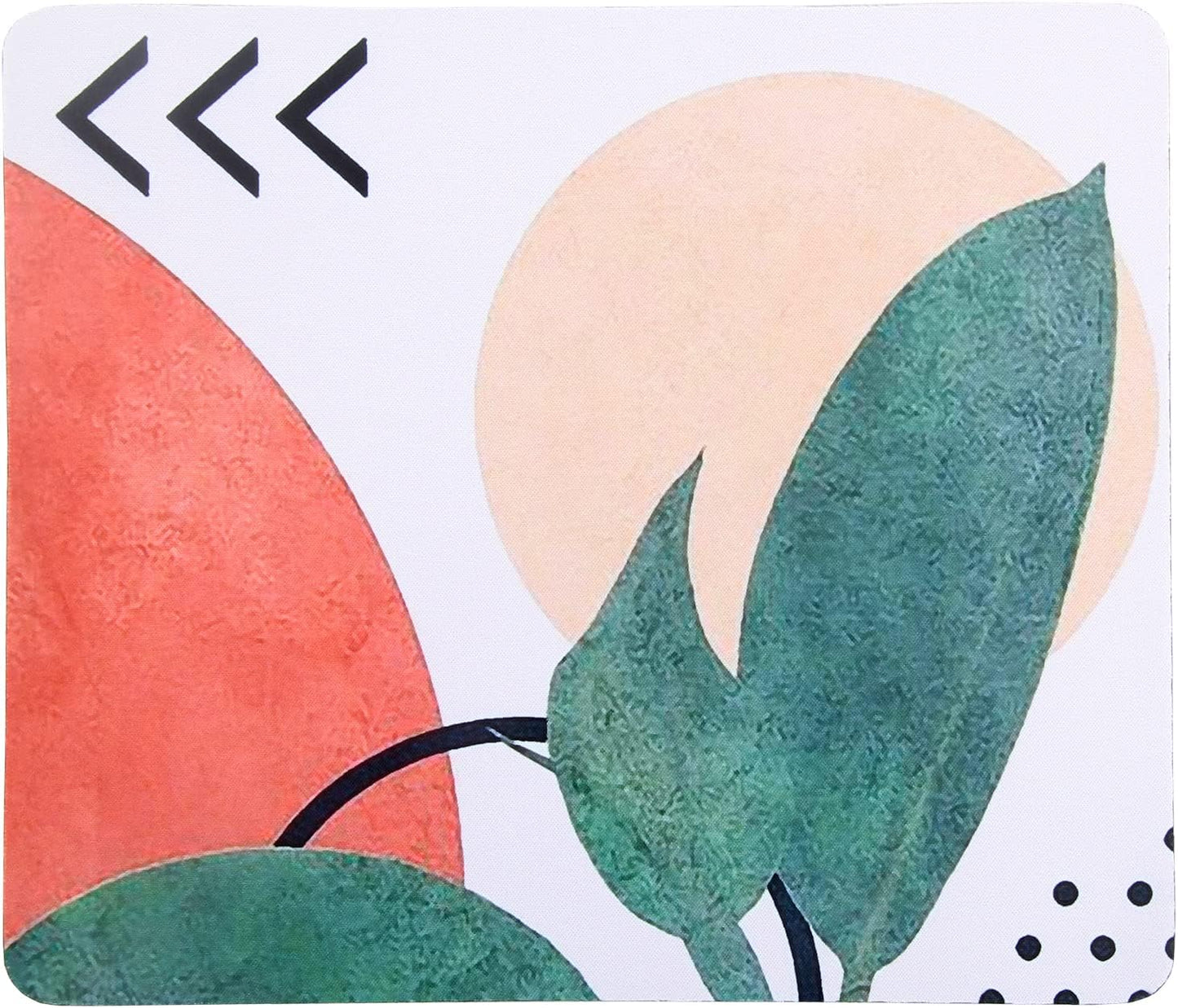 Mouse Pad, Gaming Mouse Pad, Non-Slip Rubber Base Mouse Mat with Designs for Laptop, Computer & Office, 9.5 x 7.9 x 0.12 inches (Morandi Painting)