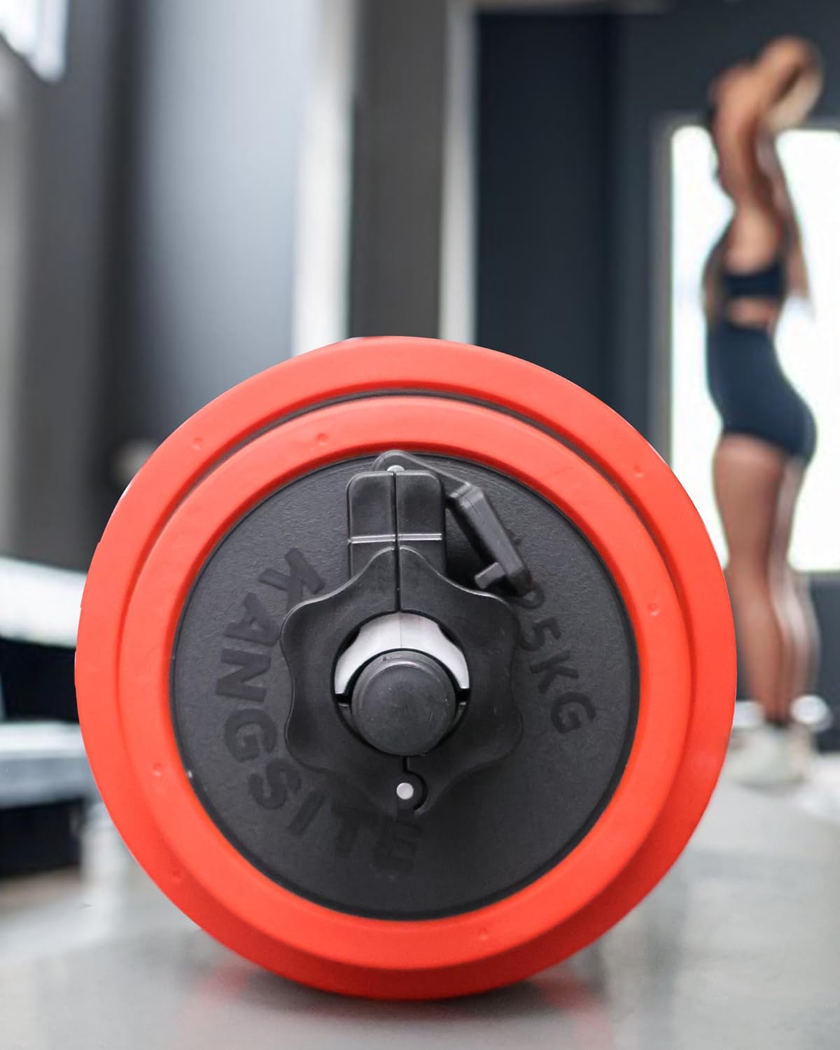 Adjustable Barbell Clips (2-Pack), Fits 0.98-1.1" Olympic & Standard Bars, Secure Locking Collars for Weight Lifting Strength Training