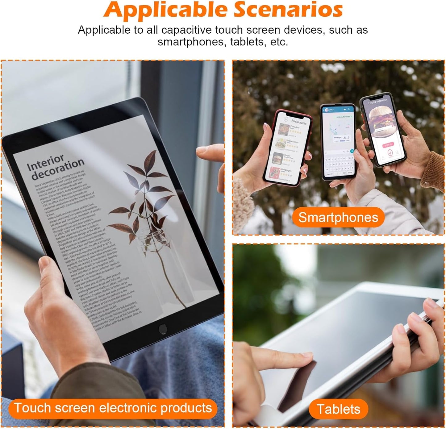 40 Pcs Stylus Tips Replacement Tips Only Pencil Rubber for Stylus Pens Soft No Scratches Sensitivity and Precision Universal Ends Replacement Friendly Swede