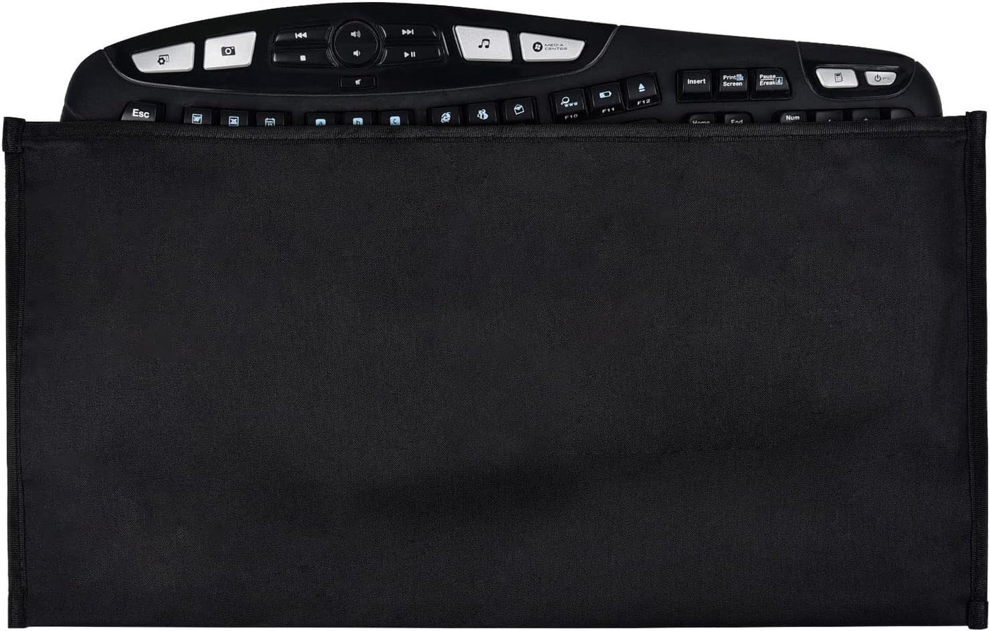 Keyboard Bag Case Sleeve Pouch for Universal Keyboard, Logitech/Razer/Das/Havit/Apple Magic Keyboard Protector, Wireless/Wire Computer/Gaming PC Keyboard Dust Cover-Black