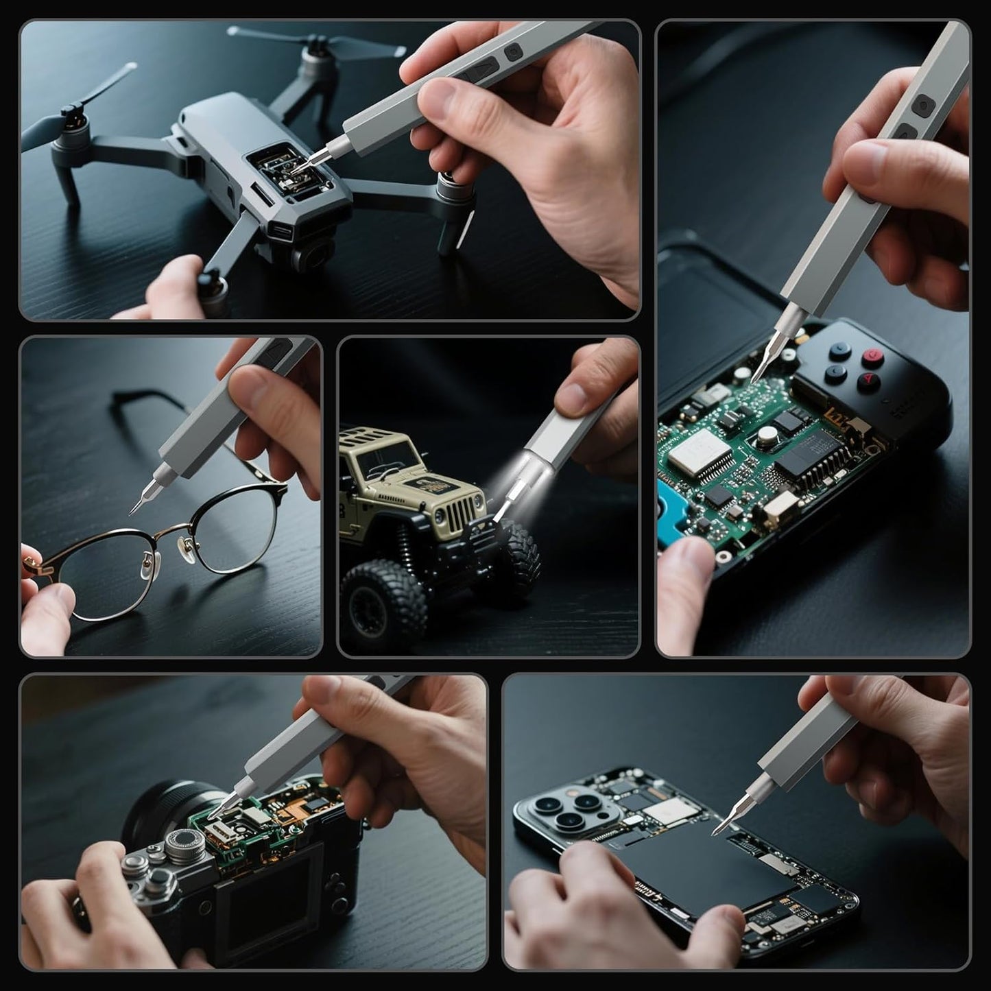 STREBITO Electric Screwdriver, 144-in-1 Precision Screwdriver Set, 120 Magnetic Bits, Organized Storage and Portability, Small Tool Kit for Electronics, PC, Computer and Laptop, Gifts for Men