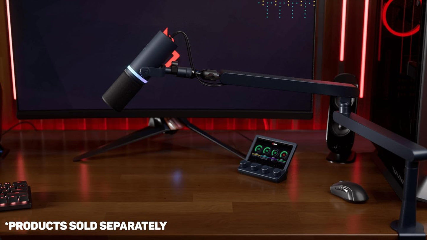 BEACN Mix - USB C Windows Audio Controller with a Beautiful 5” Color Display and 4 Smooth Push-Button encoders for Streaming, Gaming, Podcasting, and Work from Home Applications (Dark)