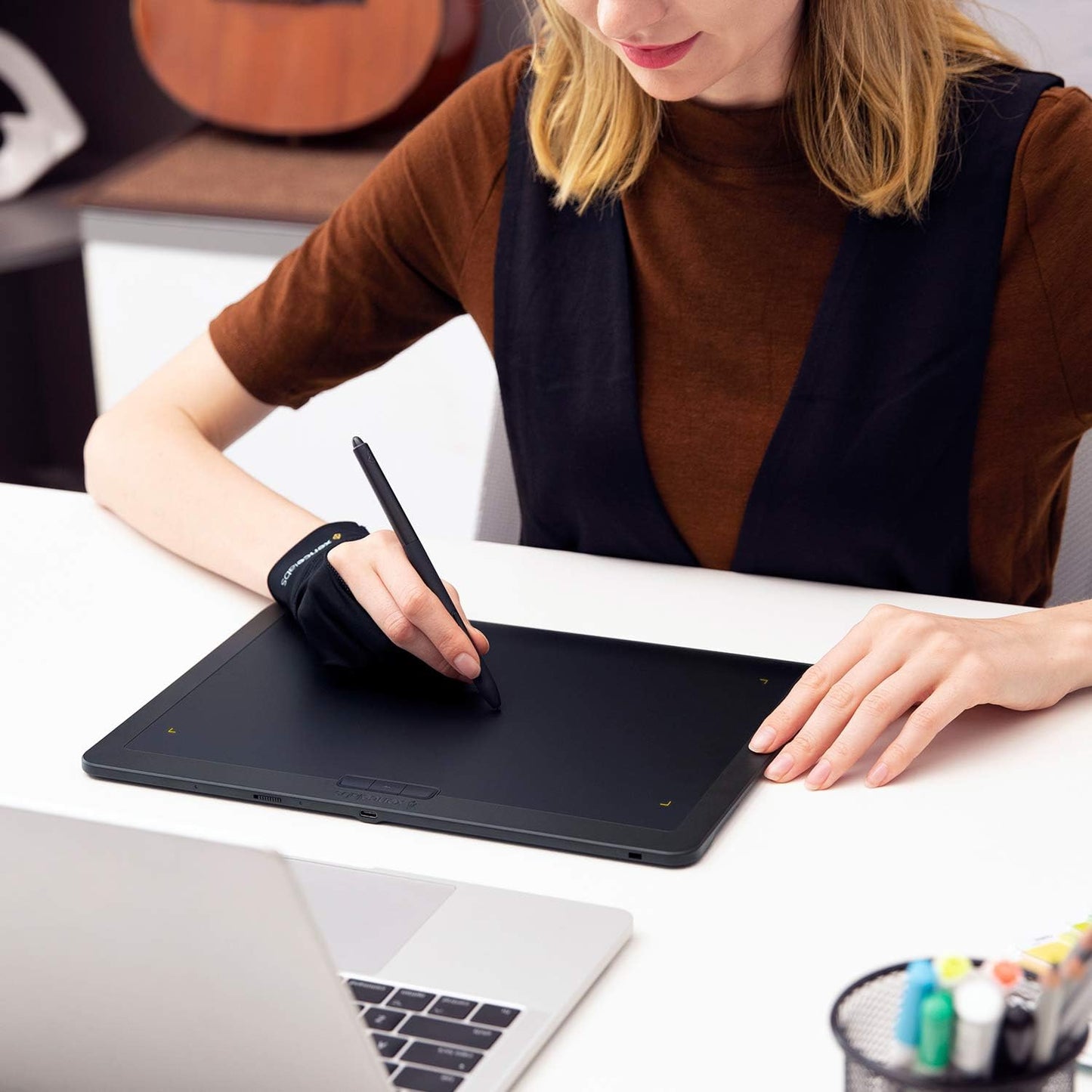 XENCELABS, 10 Pack Replacement Nibs, Contains 5 Standard Nibs, 5 Felt Nibs Tips. Compatible: Xencelabs Pen Tablet Bundle, Bundle SE, Medium Standard, Small Standard