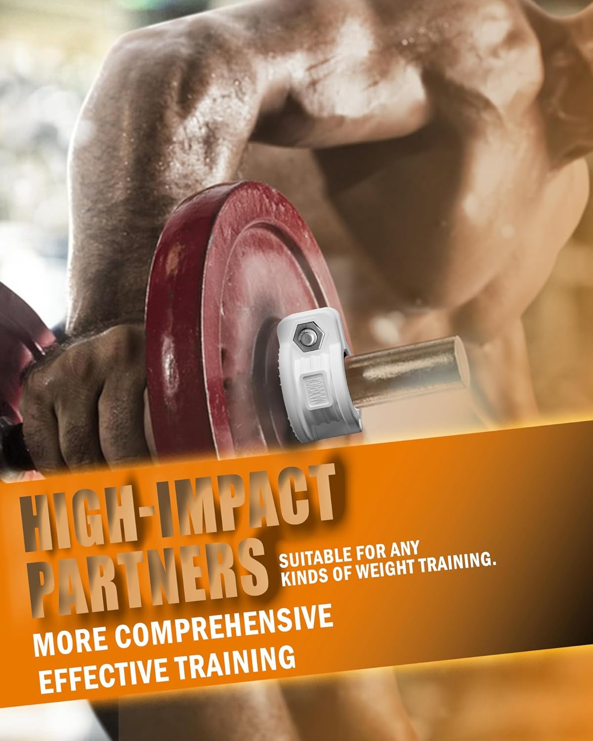 MAXRICH Barbell Clamp 1 inch Multiple Sizes & Adjustable Weight Clips for Quick Release Barbell Collars