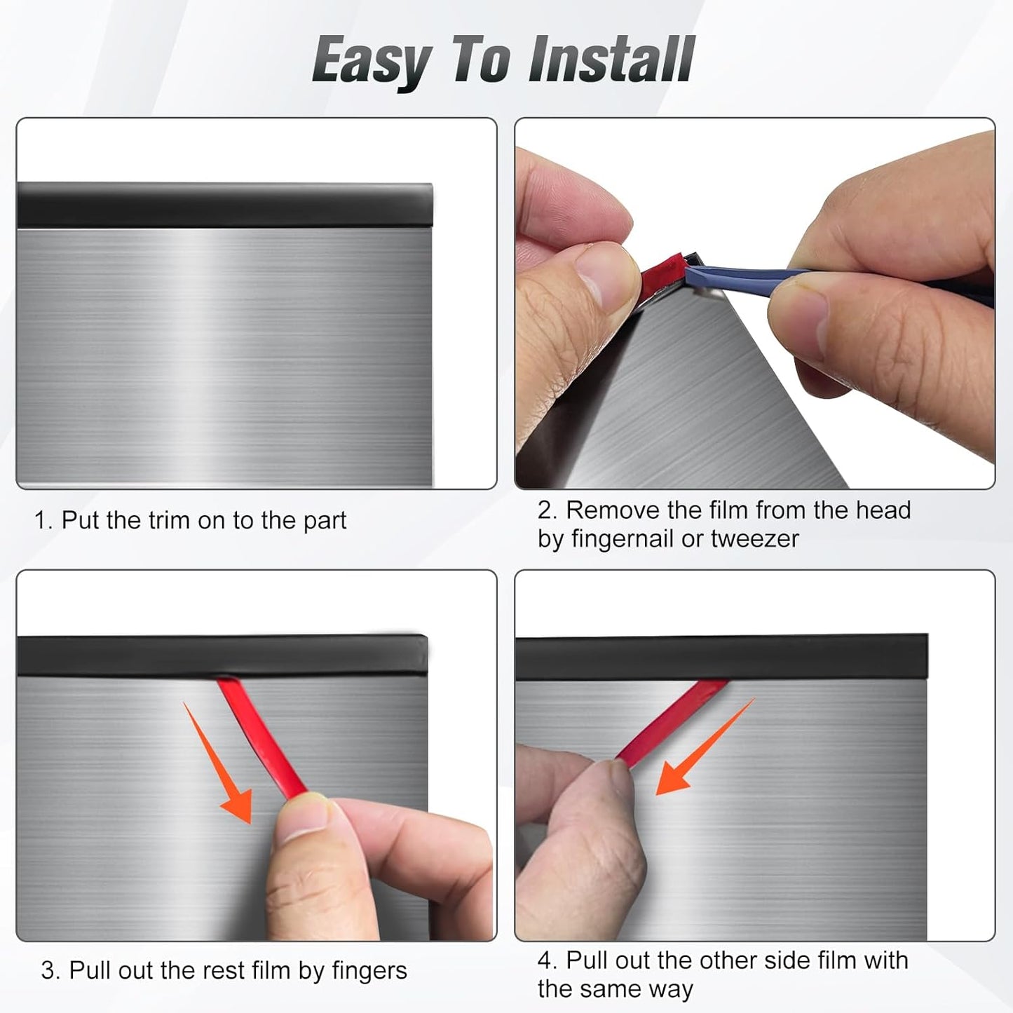 Rubber Edge Trim, Self Adhesive1/16 U Channel Edge Trim, Fit from 0 to 3/32", Sharp Edge Protector for Sheet Metal Parts, Car Doors, Length 100Ft, Black Color