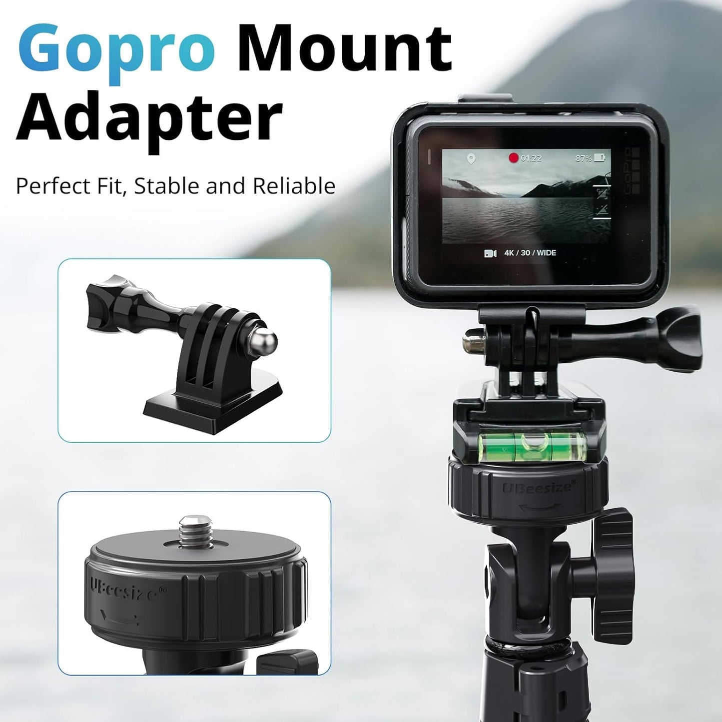 UBeesize 62" Phone Tripod & Selfie Stick, Camera Tripods Stand with Wireless Remote and Phone Holder,Compatible with iPhone Android Phone, Perfect for Selfies/Video Recording/Live Streaming Black