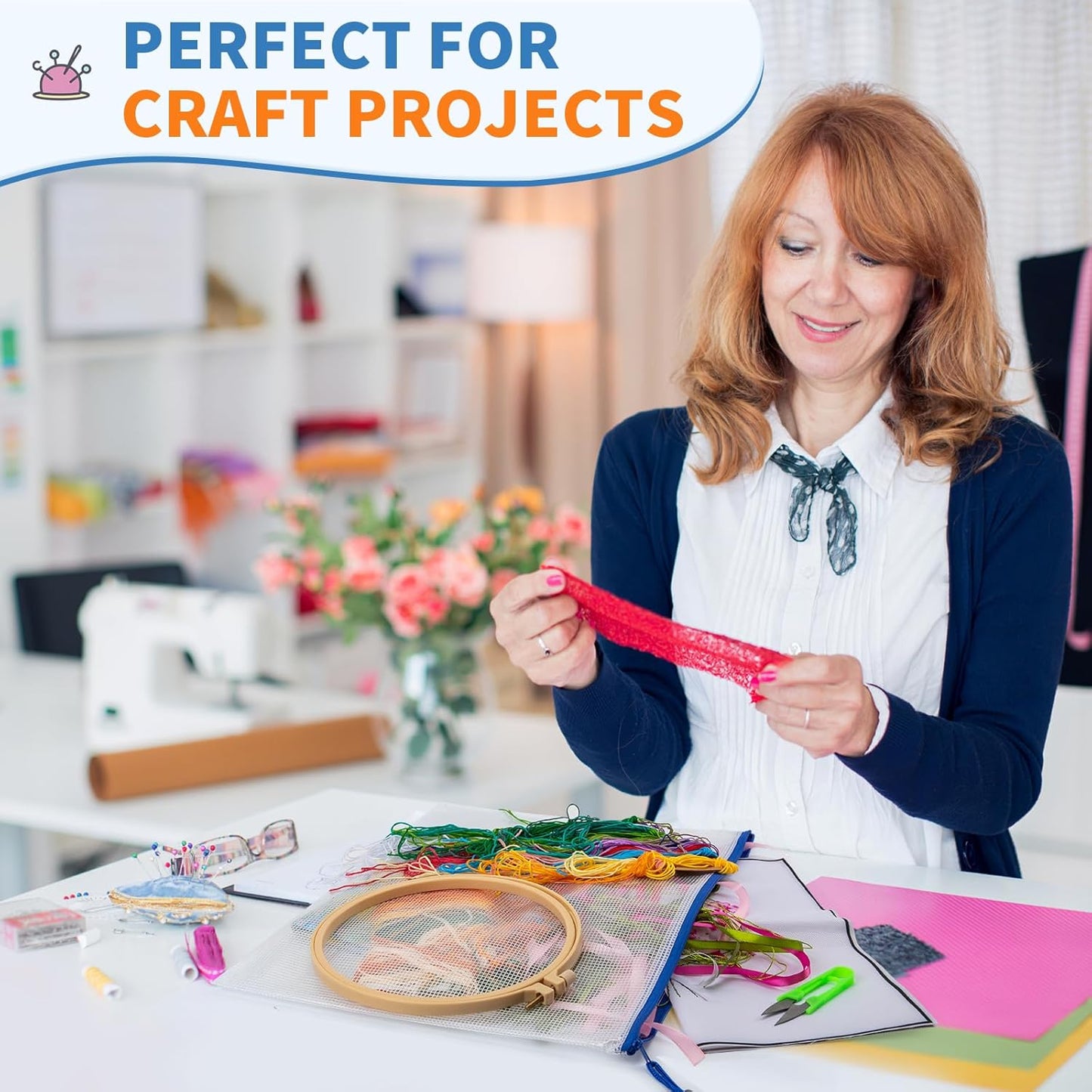 Umriox 32PCS Mesh Zipper Pouch, Zipper Bags for Organizing, A4, Letter Size, Storage Bags for Board Game, Puzzles, School Office Supplies