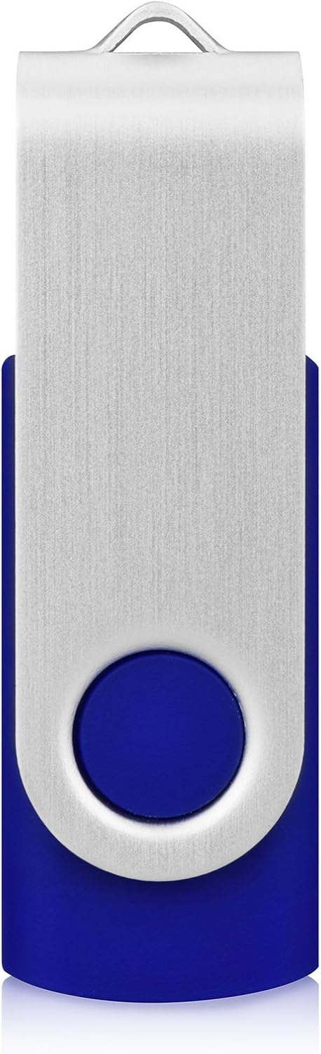 KEXIN 8GB Flash Drive 10 Pack USB Thumb Drive Memory Stick (USB 2.0, Blue)