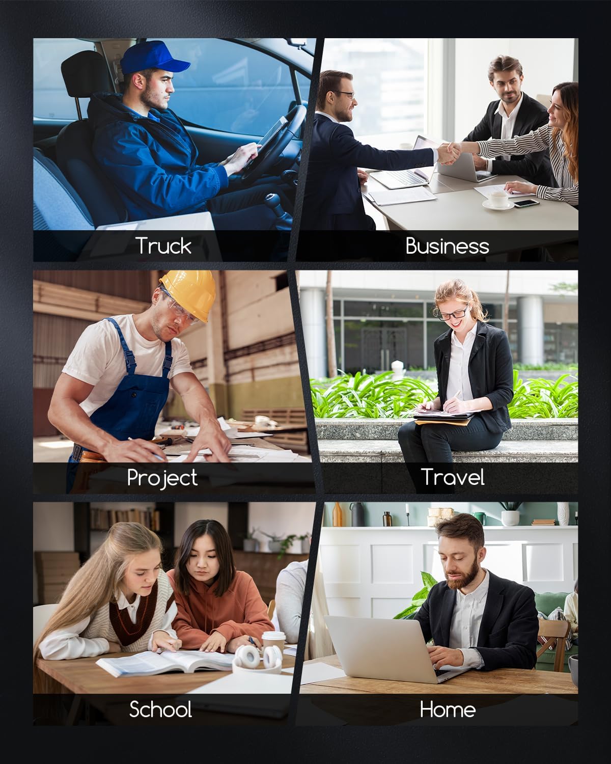 Portable Thermal Printer, Bluetooth Portable Printers Wireless for Travel Home, Small Inkless Mobile Mini Printer for Phone Laptop, Support 8.5'' x 11'' US Letter,A4,4.33'',3.14'',2.08'' Thermal Paper