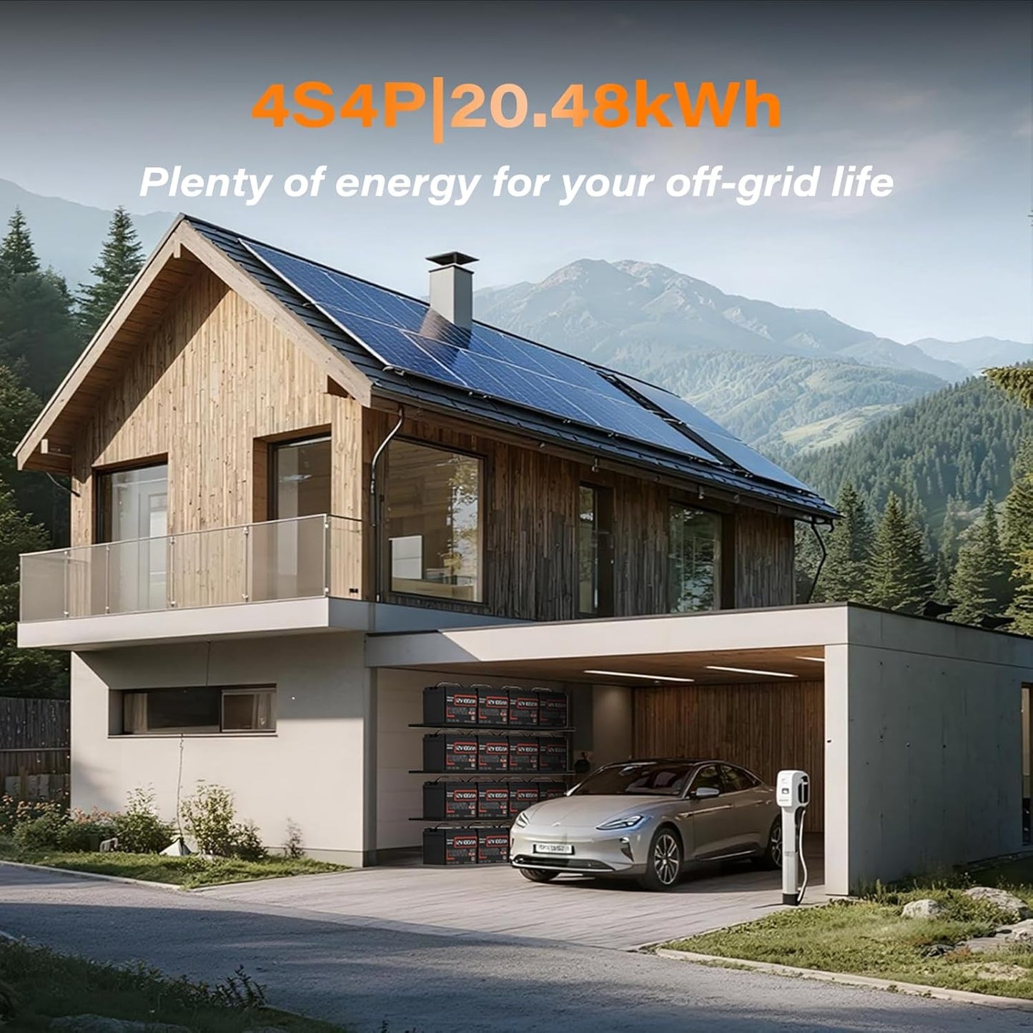 12V 100Ah LiFePO4 Lithium Battery MAX PLUS(2 Pack) - 1280Wh Each, Built-in 110A BMS, 15000+ Deep Cycles, A+ EV Grade Cells, Ideal for RV, Solar, Marine, Off-Grid