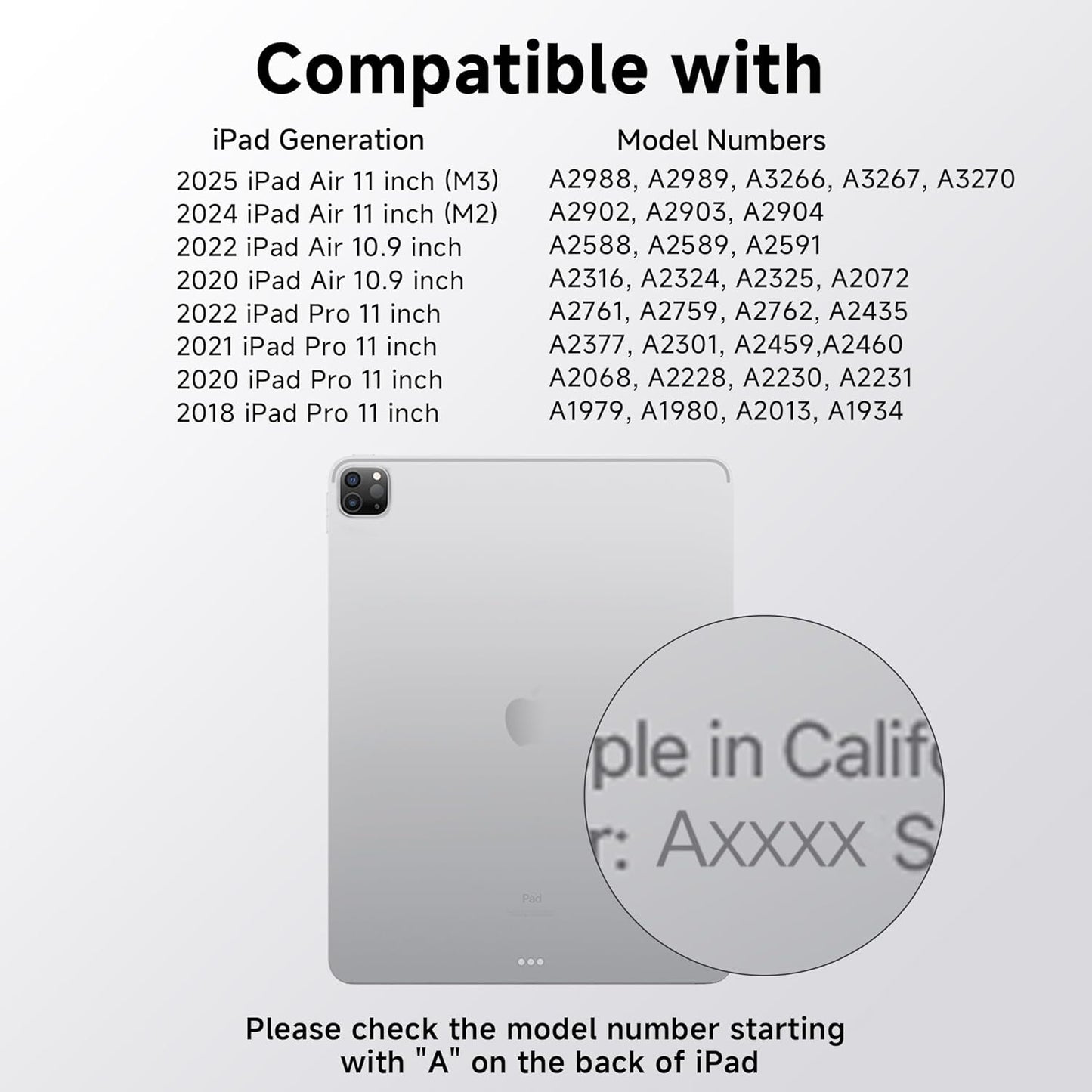 Keyboard Case for iPad 11 inch Pro 4/3/2/1st Gen & 11’’ iPad Air 2025 M3, 2024 M2 & 10.9" iPad Air 5th/4th Gen, 360° Rotating Stand Transparent Protective Cover with Pencil Holder (Purple)