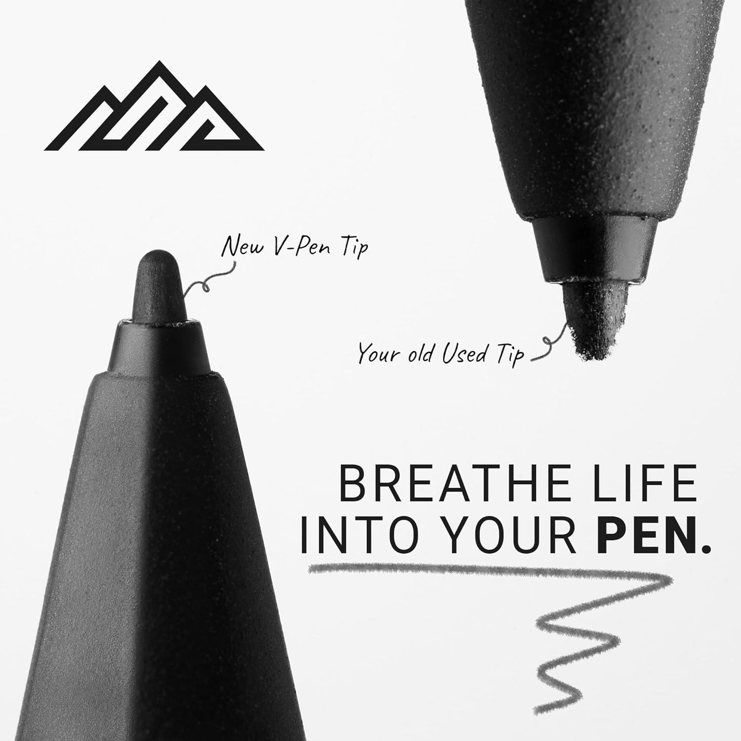 V-Pen Stylus Nibs for Remarkable 2 (10-Pack) - Superior Black Tips for Precision, Effortless Installation, Enhanced Durability, Ideal for Professional and Artistic Usage