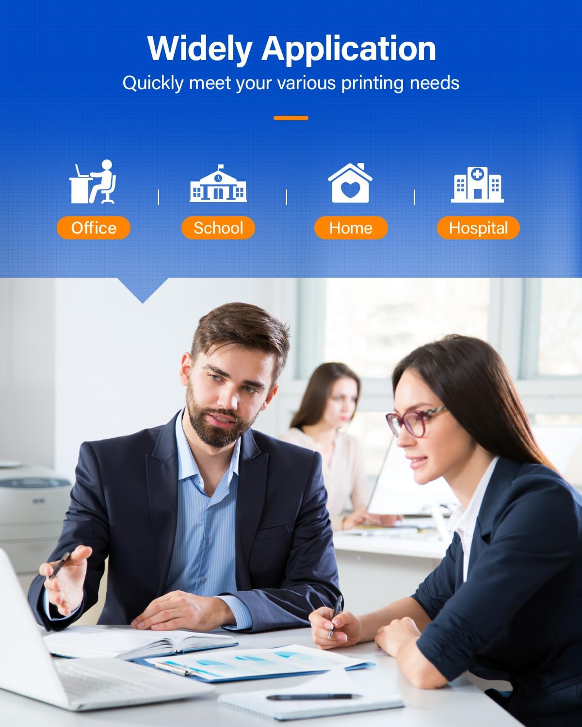 VersaLink C9000 High Capacity Toner Cartridge Set 4-Pack Replacement for Xerox 106R04074 106R04075 106R04076 106R04077 Toner Compatible with Xerox VersaLink C9000 Printer Ink Black Cyan Magenta Yellow