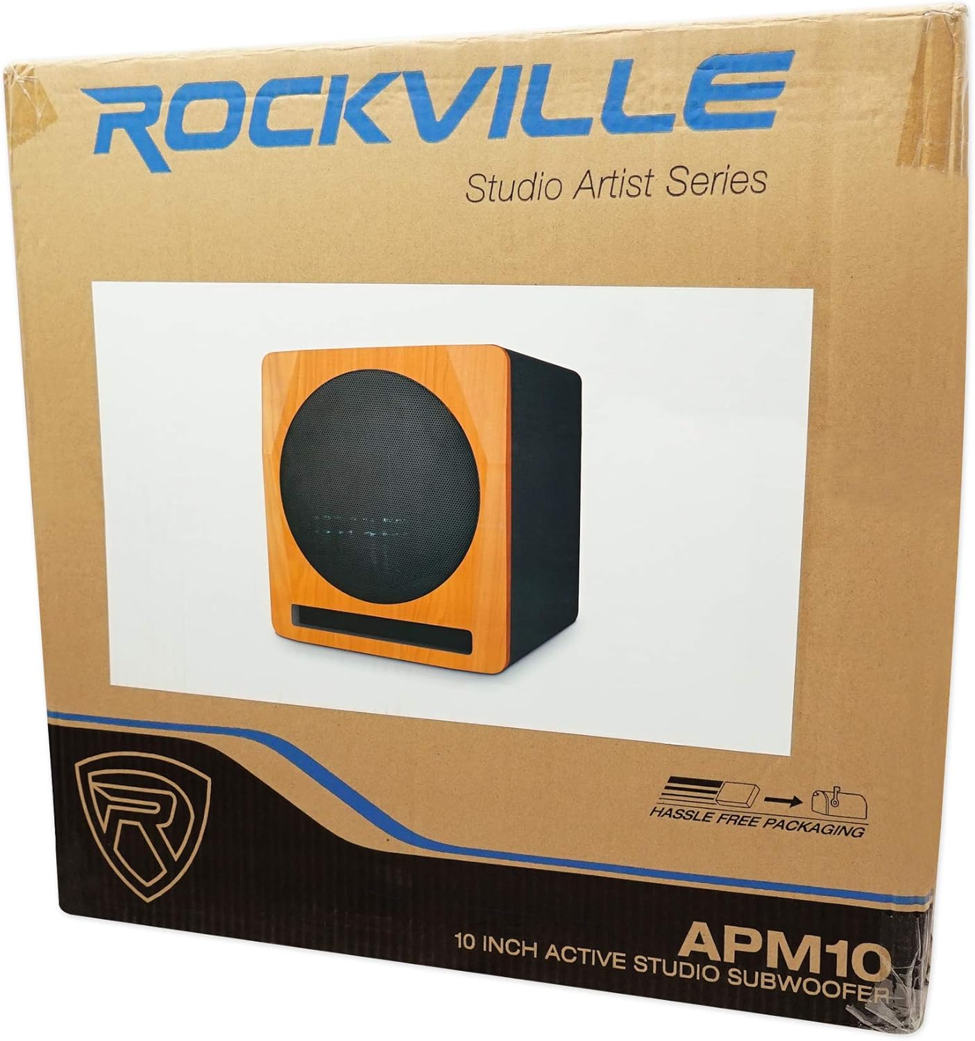 Rockville APM10C 10" 400 Watt Powered/Active Studio Subwoofer Pro Reference Sub