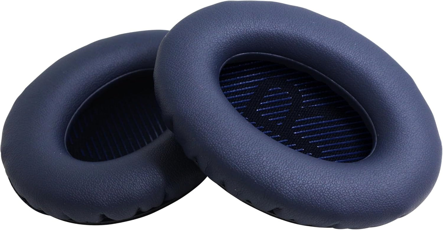 Headphones Replacement Ear Pads,for Bose Quietcomfort QC35 35 ii (Navy Blue) Ear Pads with Softer Leather, Noise Isolation Foam-Blue