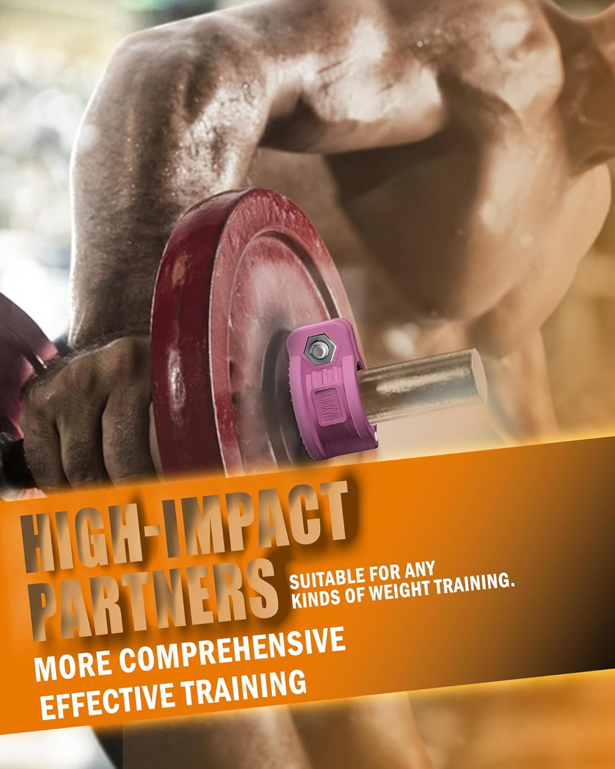 MAXRICH Barbell Clamp 1 inch Multiple Sizes & Adjustable Weight Clips for Quick Release Barbell Collars