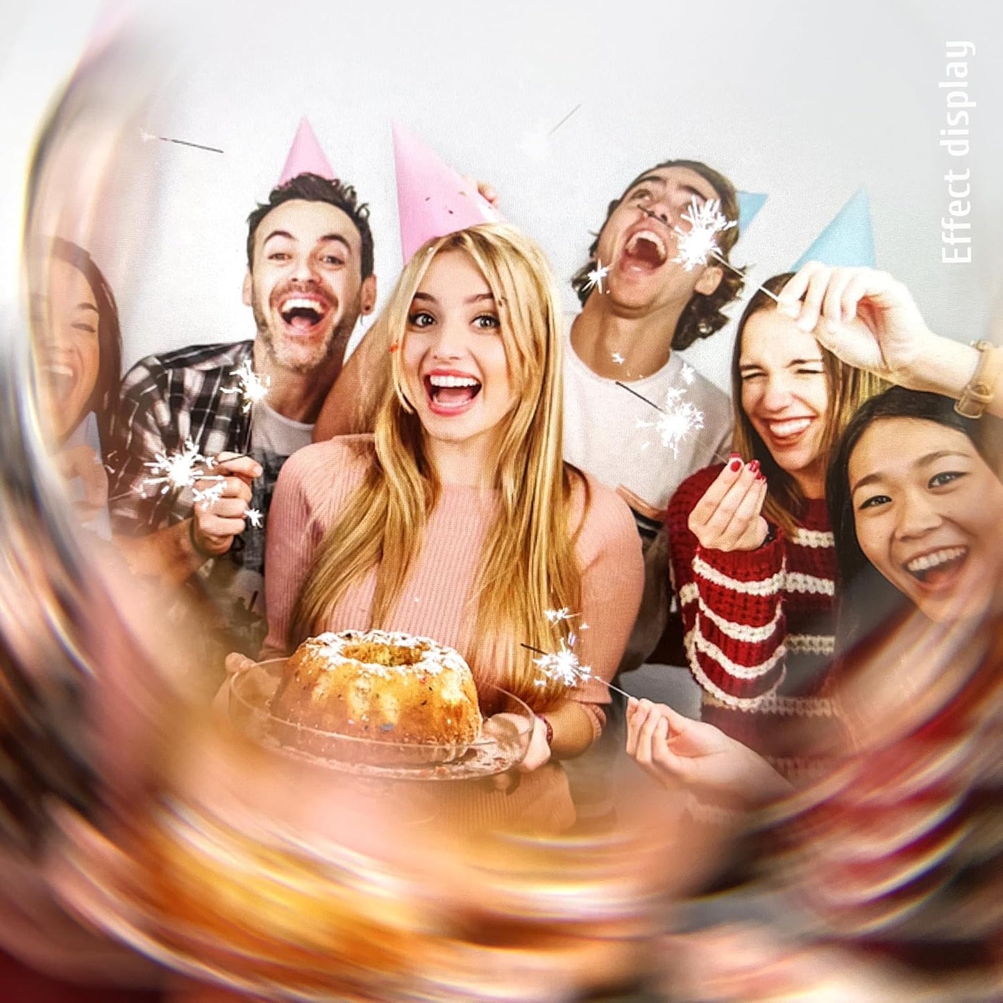 Prism Lens for iPhone & Android - Swirl Twist Blur Effect Filter, Tunnel Vision Lens, K9 Optical Glass, Durable Metal Frame - Portable Creative Tool for Cinematic Photos & Videos