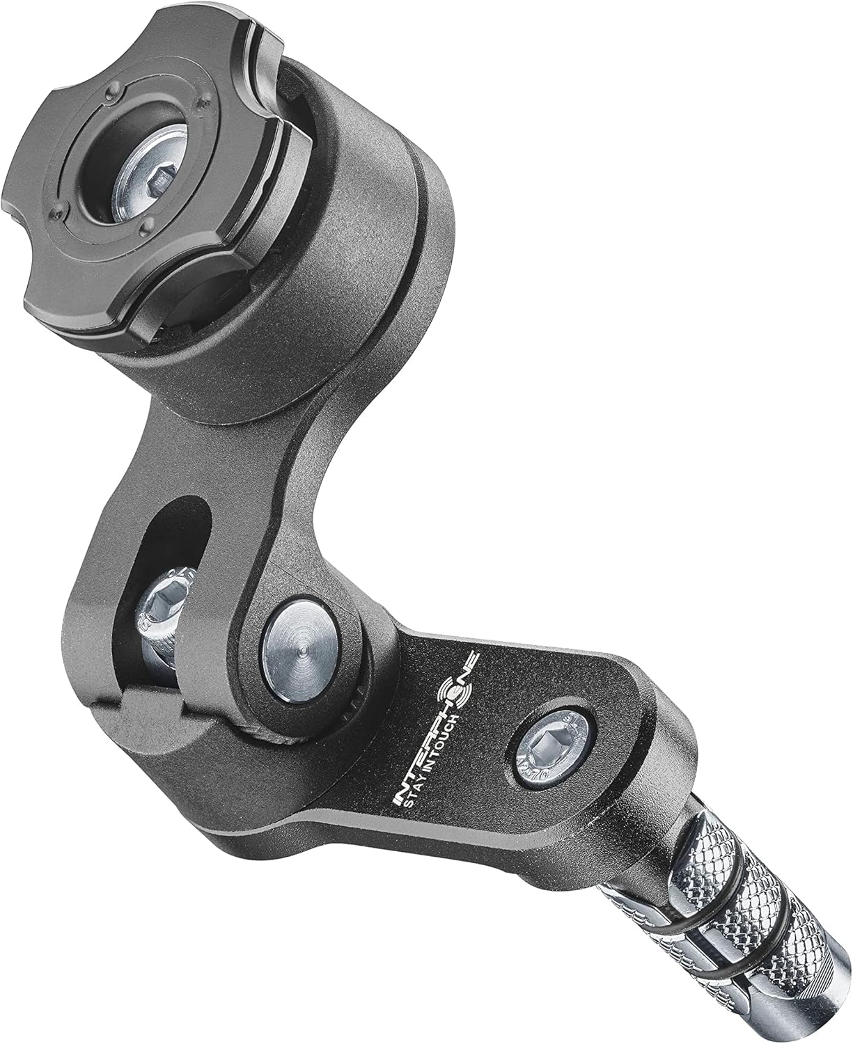 Interphone, Forkstem Mount, Steering Headstock Mount for Supersport Motorbike with Adjustable Position