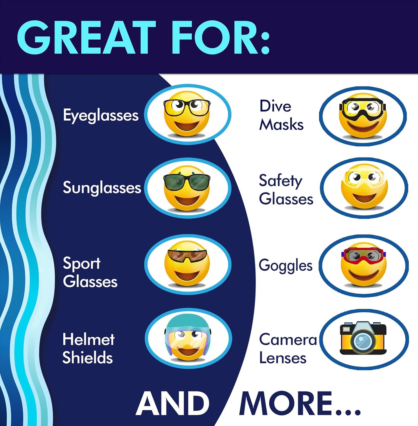 Portable Lens Cleaner Kit (6-Pack) – Travel Size with Premium Cleaning Solution, Refillable Spray + Microfiber Cloth – Safe for All Lenses, Compact, On-the-Go & Bulk Value