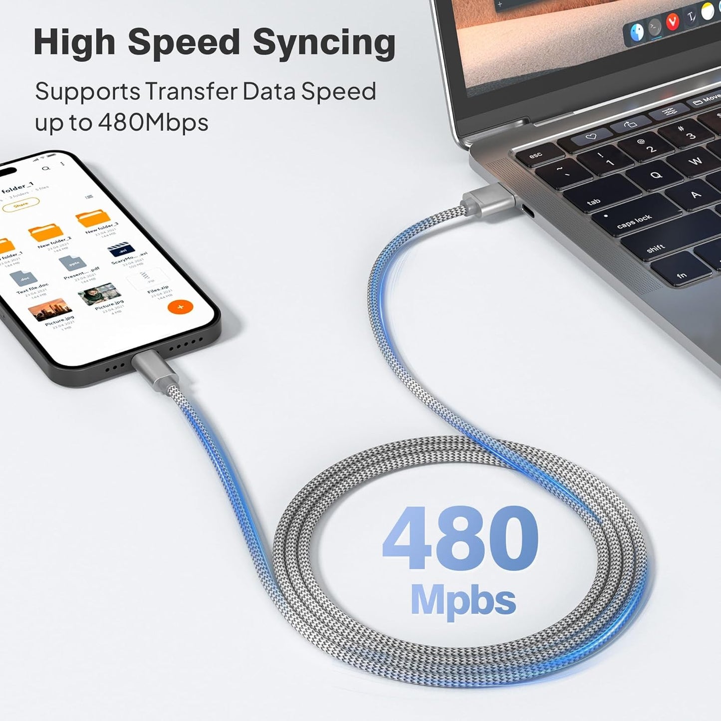 Elebase iPhone 16 15 Pro Max Charger Cord 1.5/3.3/6.6FT 3 Pack,USB to USB Type C Car Charging Cable,USBC Power Cable for New Apple iPad mini Air,Airpods 4,Samsung Galaxy S25 S24 S23 Plus Ultra,Z Flip