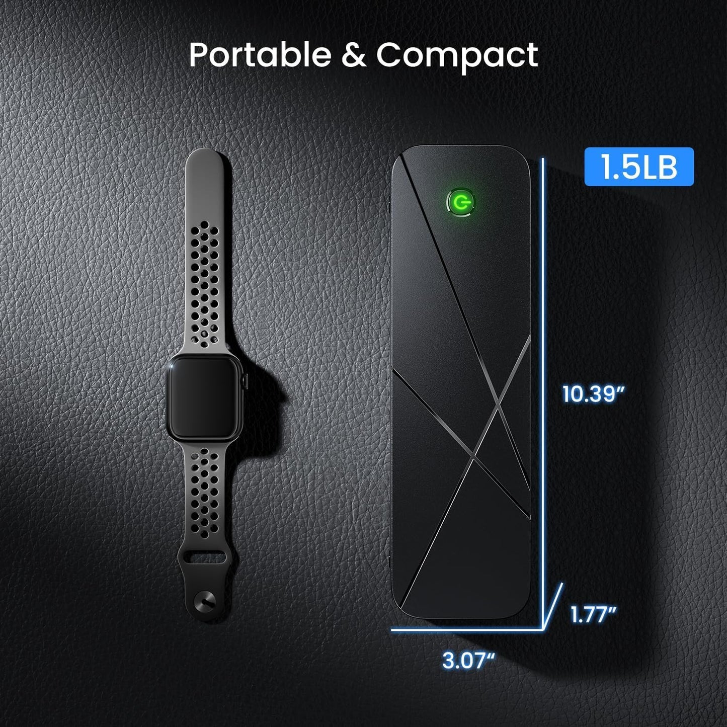 Portable Printers Wireless for Travel, Inkless Printer for Phone & Laptop, Thermal Bluetooth Small Compact Mobile Printer for Home Use, Support 8.5" X 11" US Letter & A4 Size