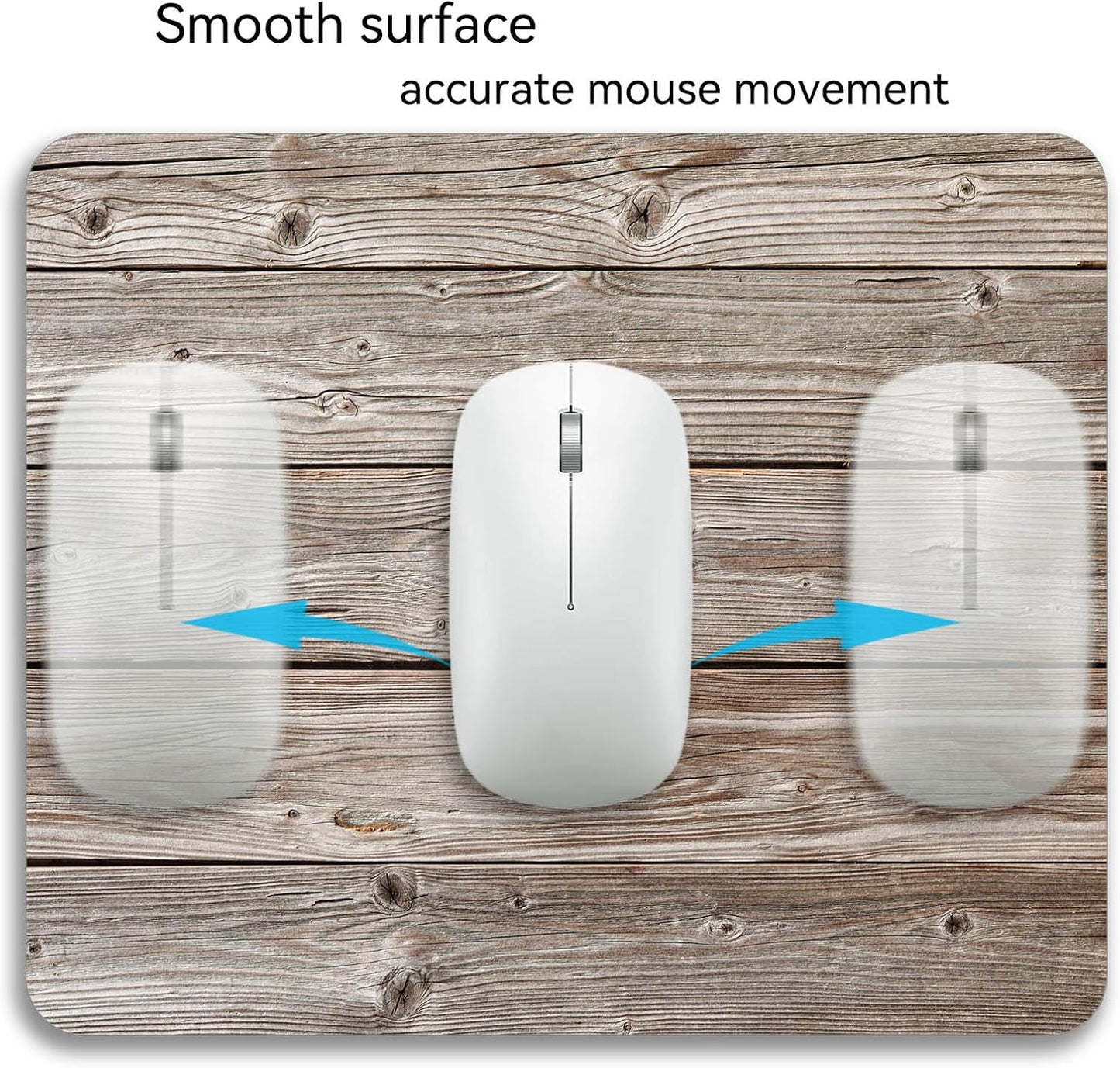 Mouse Pads Beautiful Mouse Pad for Desk, Non-Slip Mousepad for Computer Mouse Mat