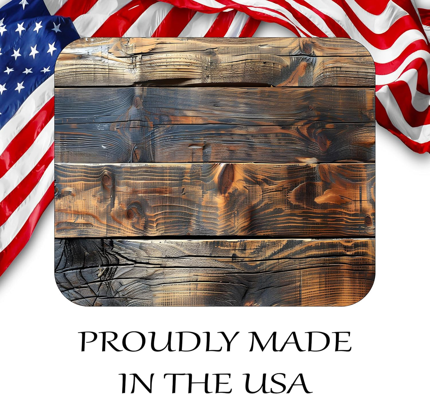 Rustic Wood Decorative Colorful Mouse Pad Mat Mousepad for Desk Computer Laptop PC Gaming Home or Office Gift (Rustic Wood MP54)